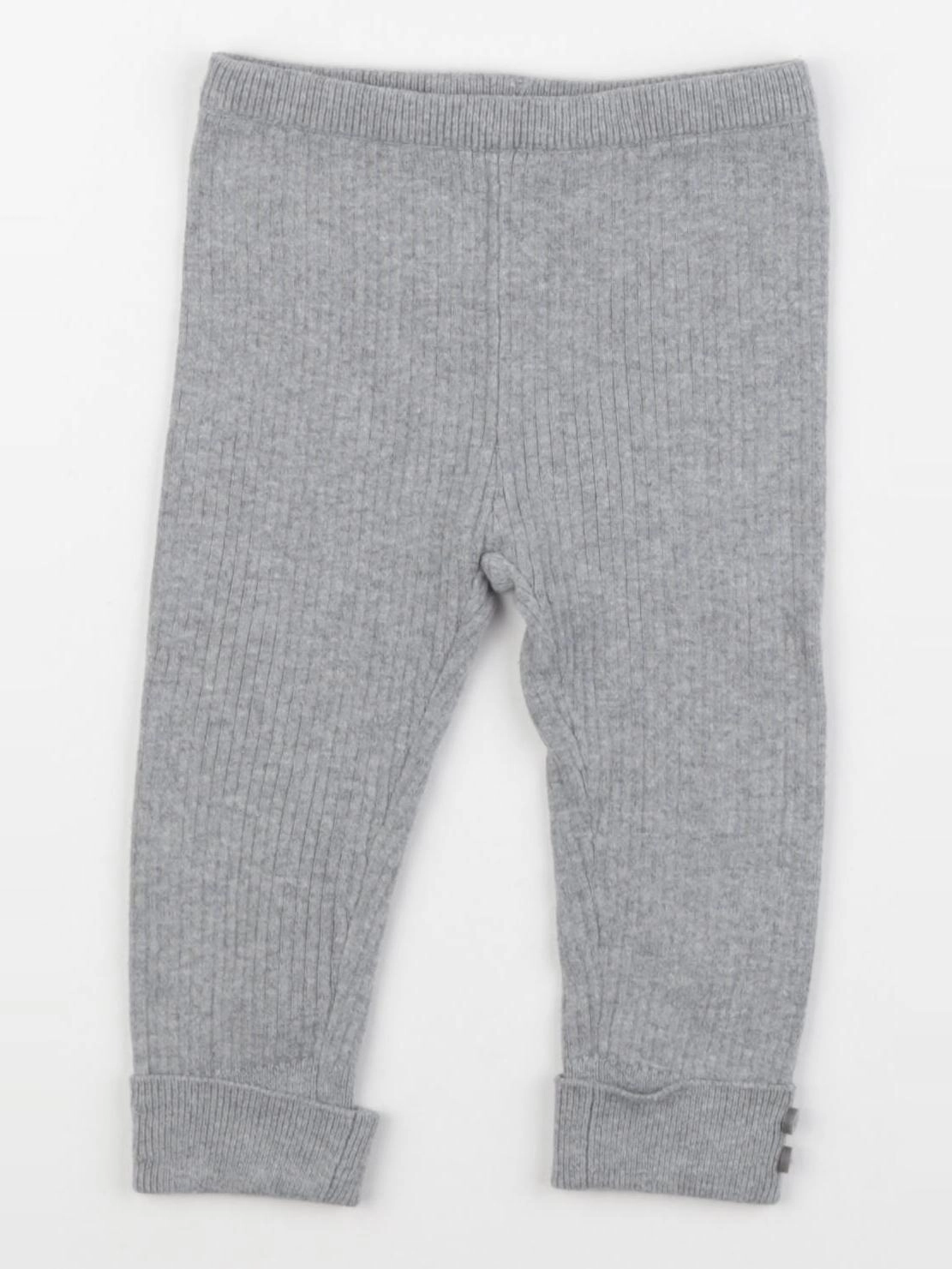 Zara - legging gris - 9/12 mois