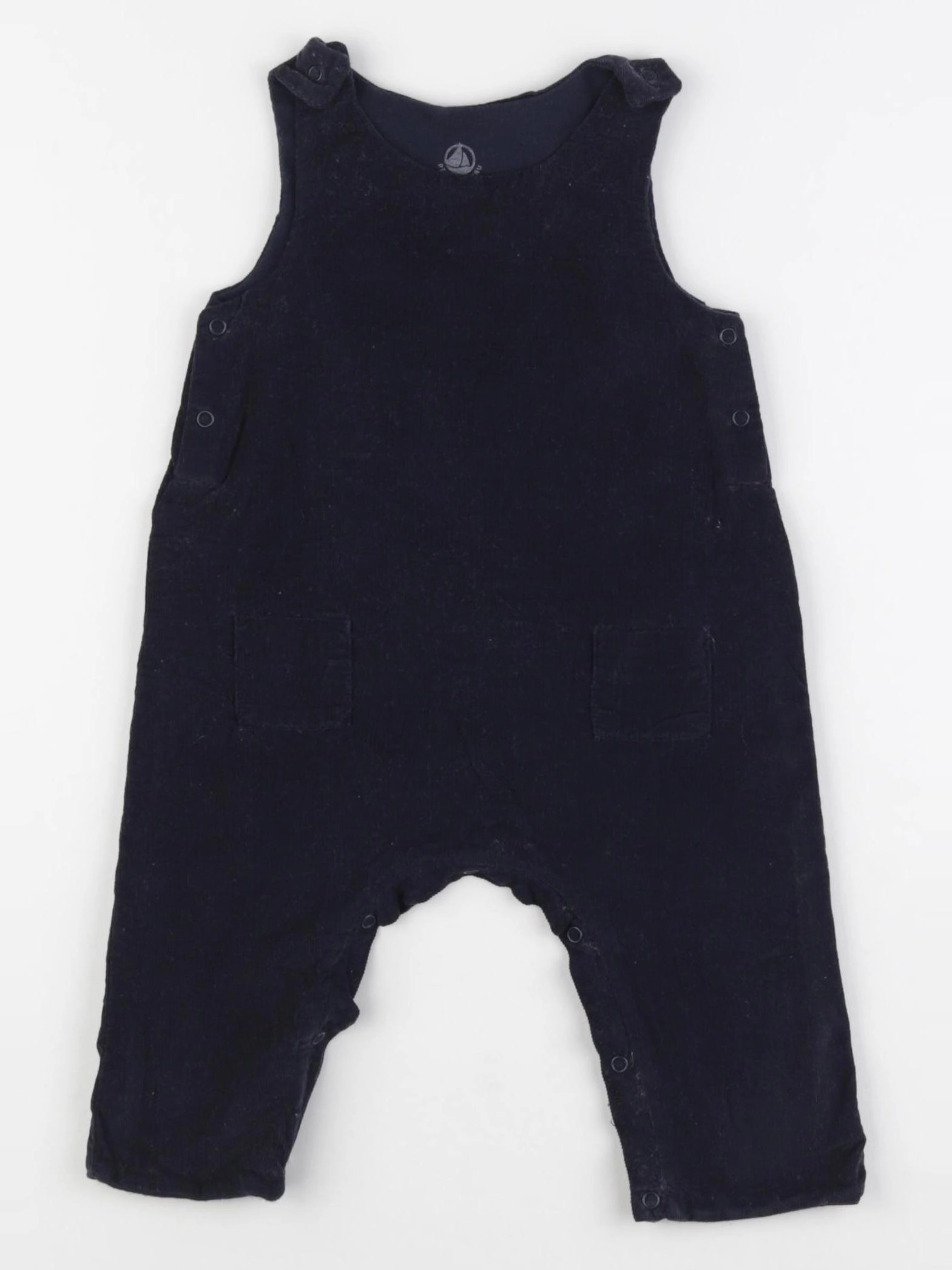 Petit Bateau - salopette bleu - 3 mois