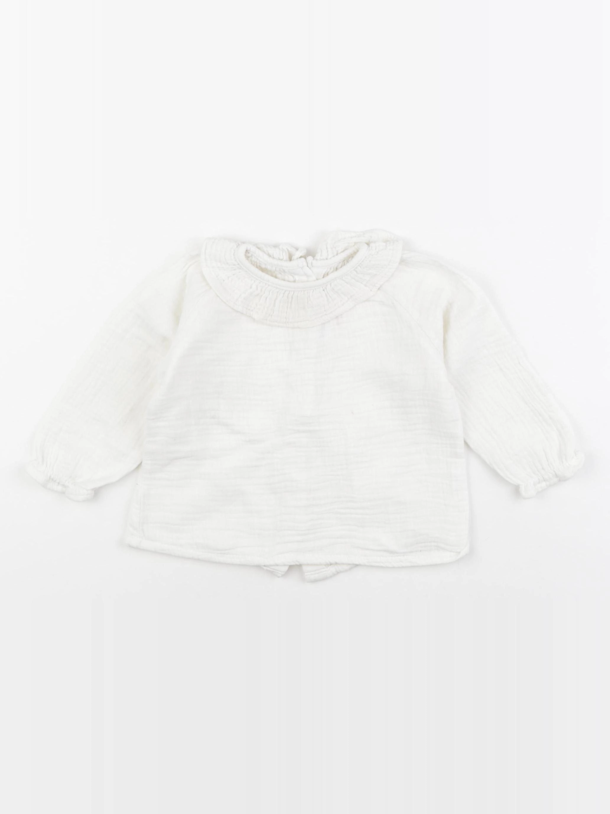 Zara - blouse blanc - 9/12 mois