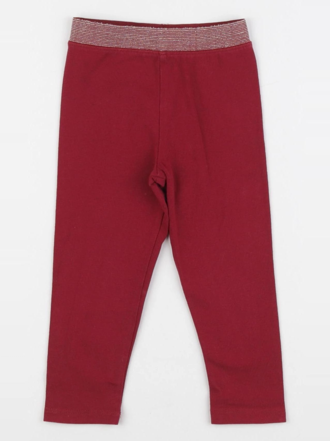 Vertbaudet - legging rouge - 2 ans