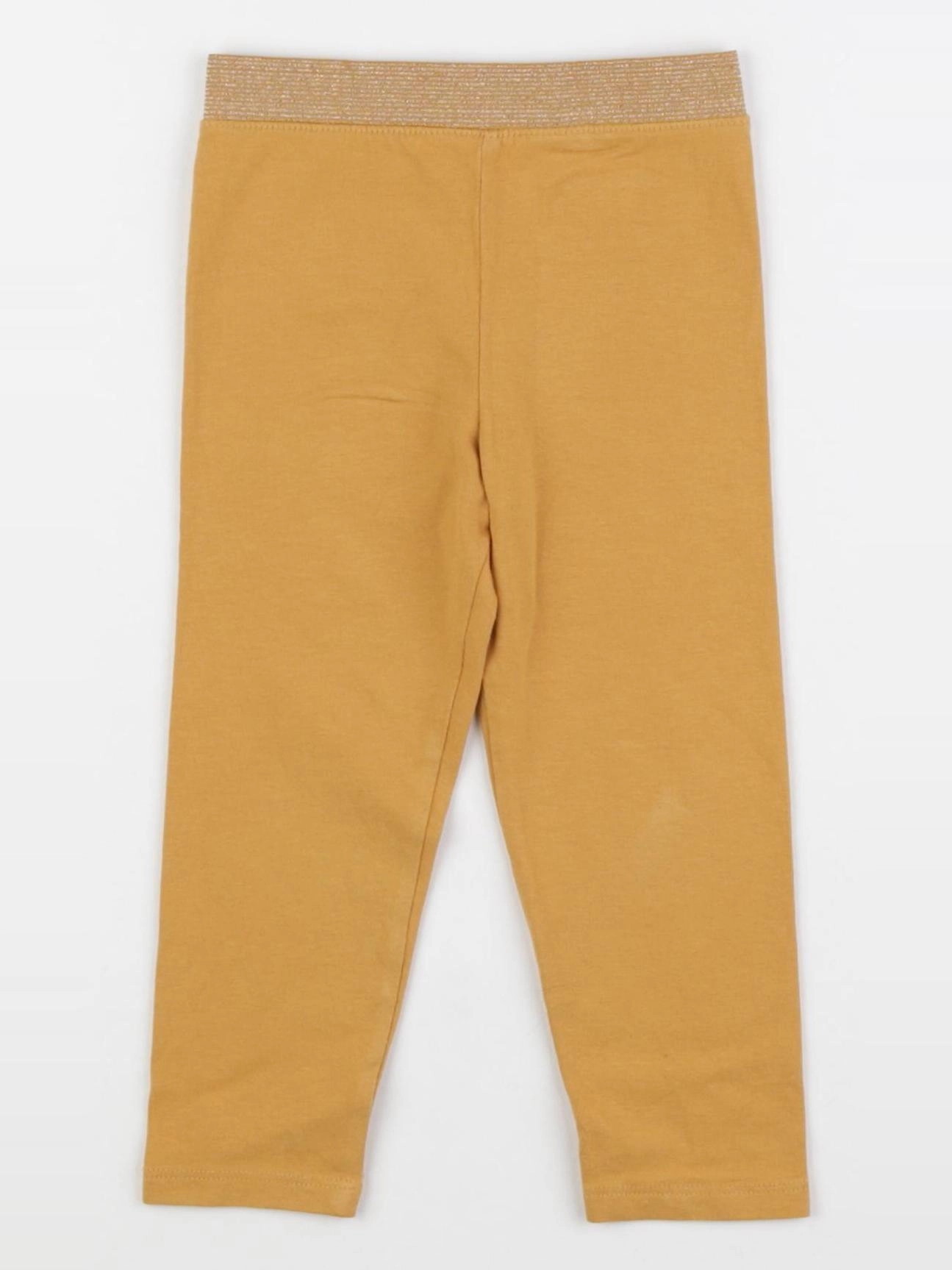 Vertbaudet - legging jaune - 2 ans