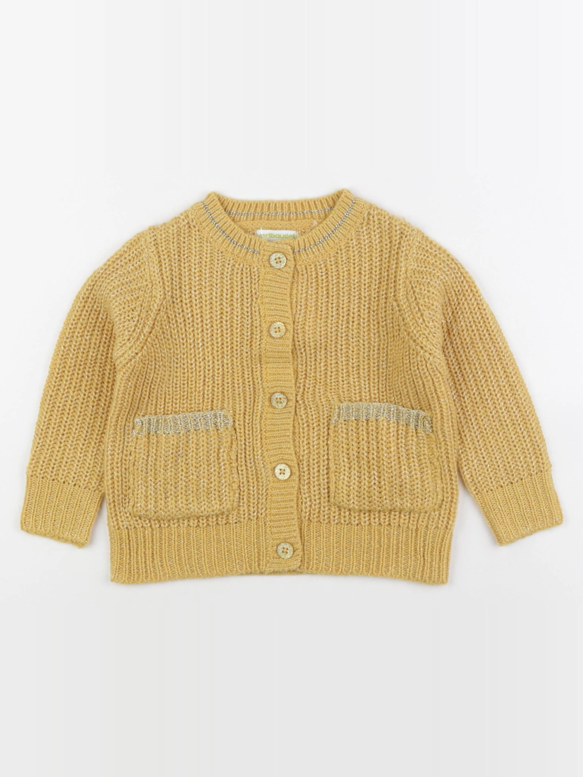 Vertbaudet - veste jaune - 2 ans