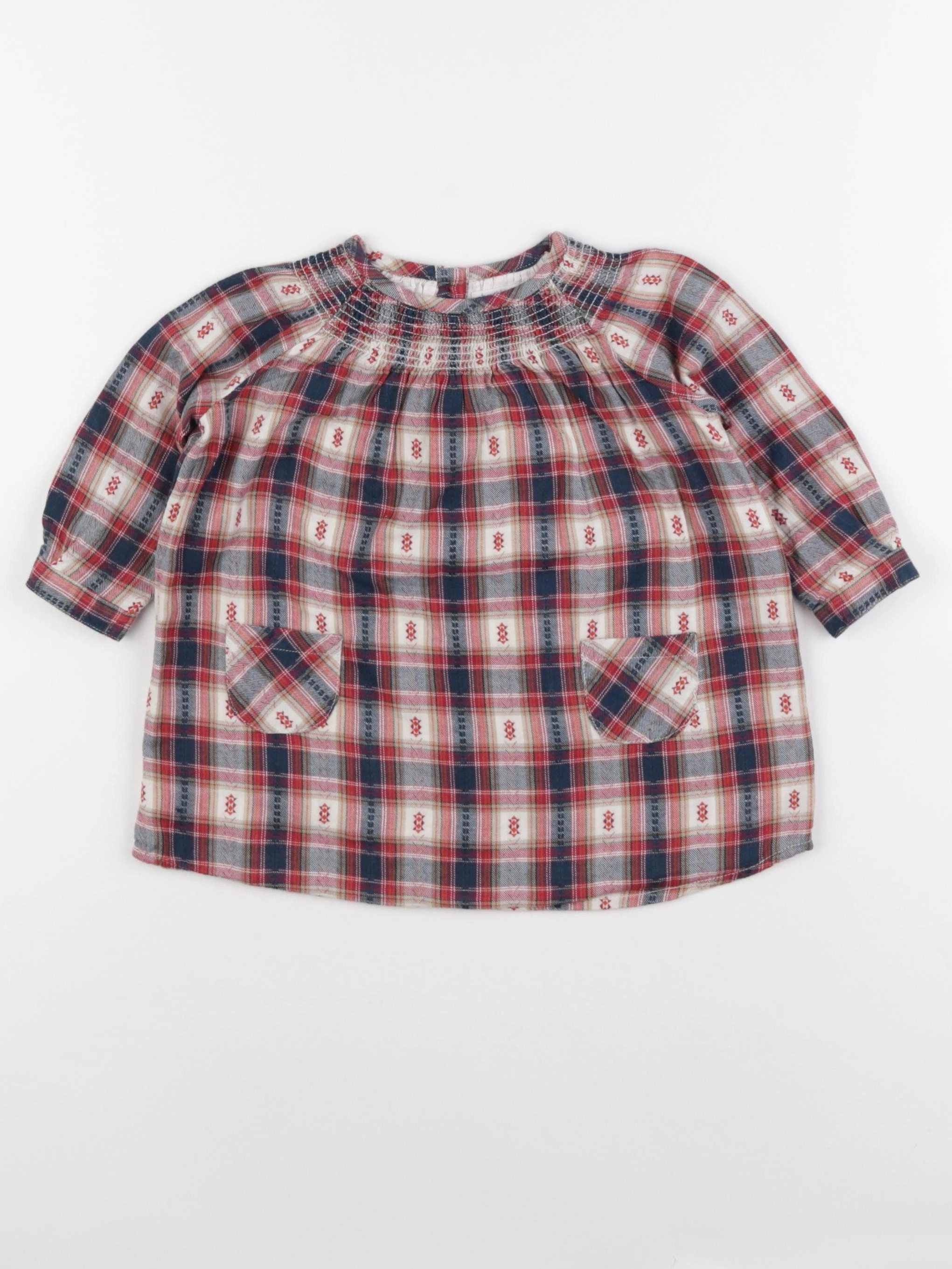 Boutchou - robe multicolore - 9 mois
