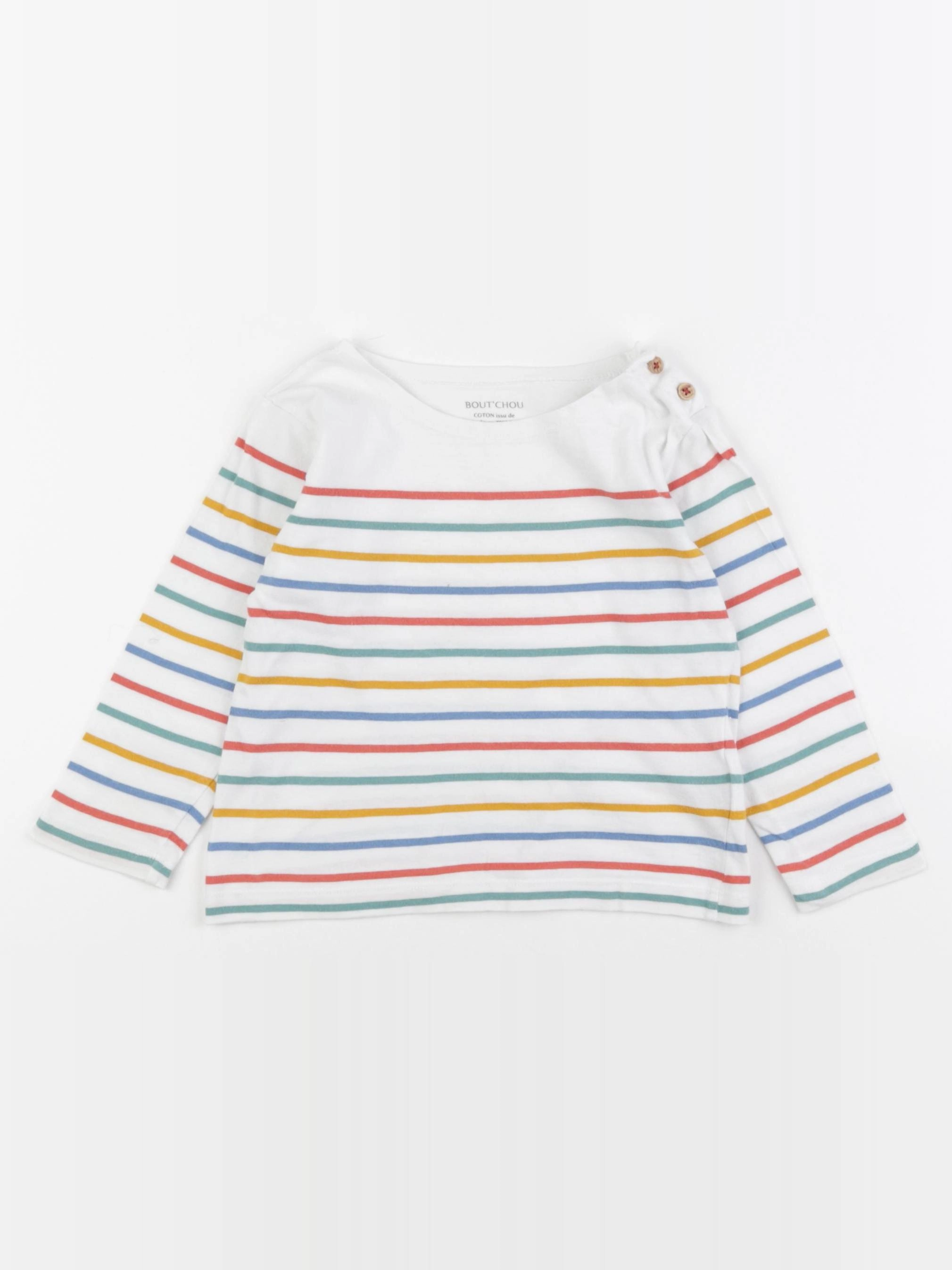 Boutchou - tee-shirt multicolore - 36 mois