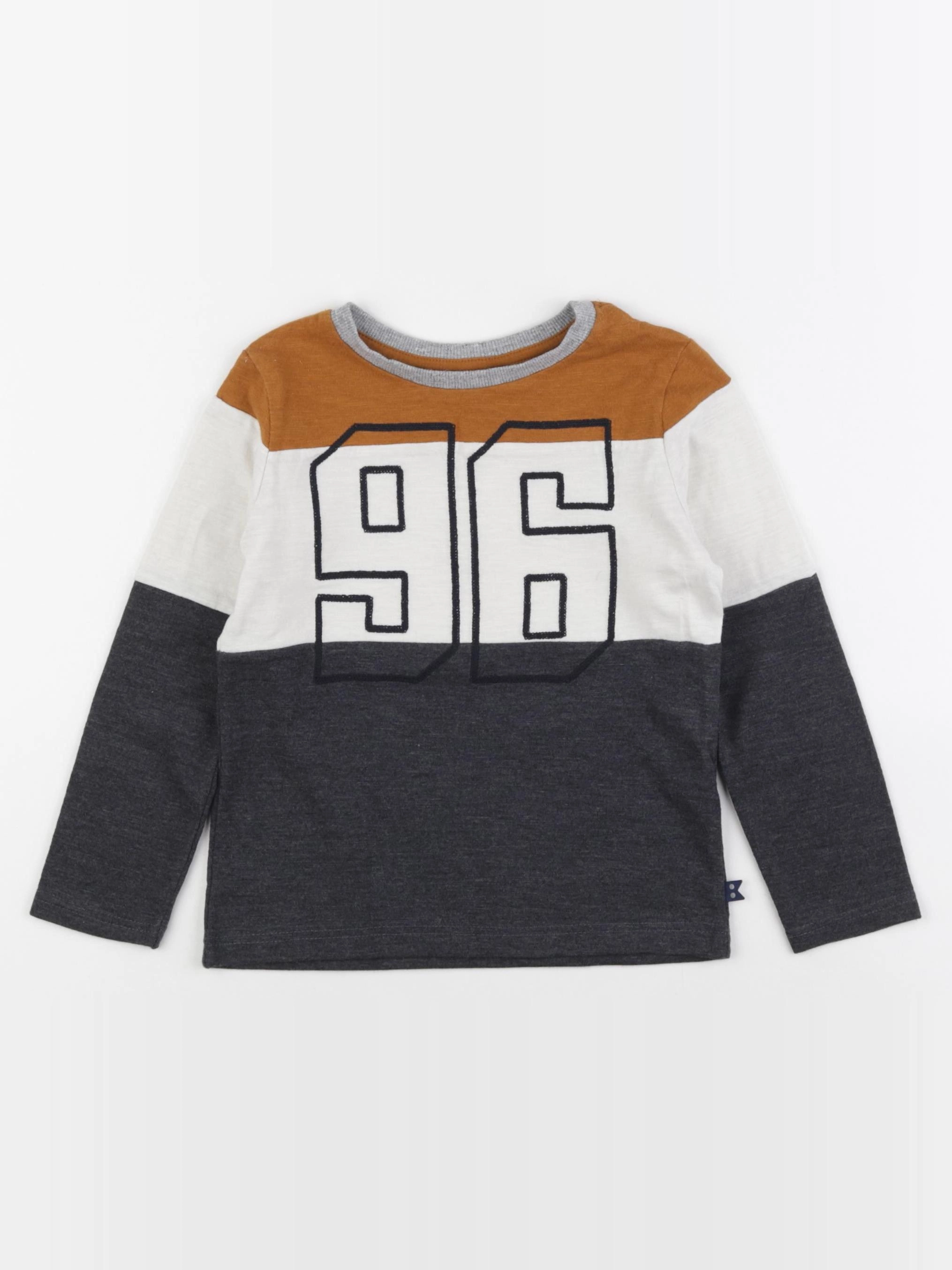 Okaidi - tee-shirt marron - 3 ans