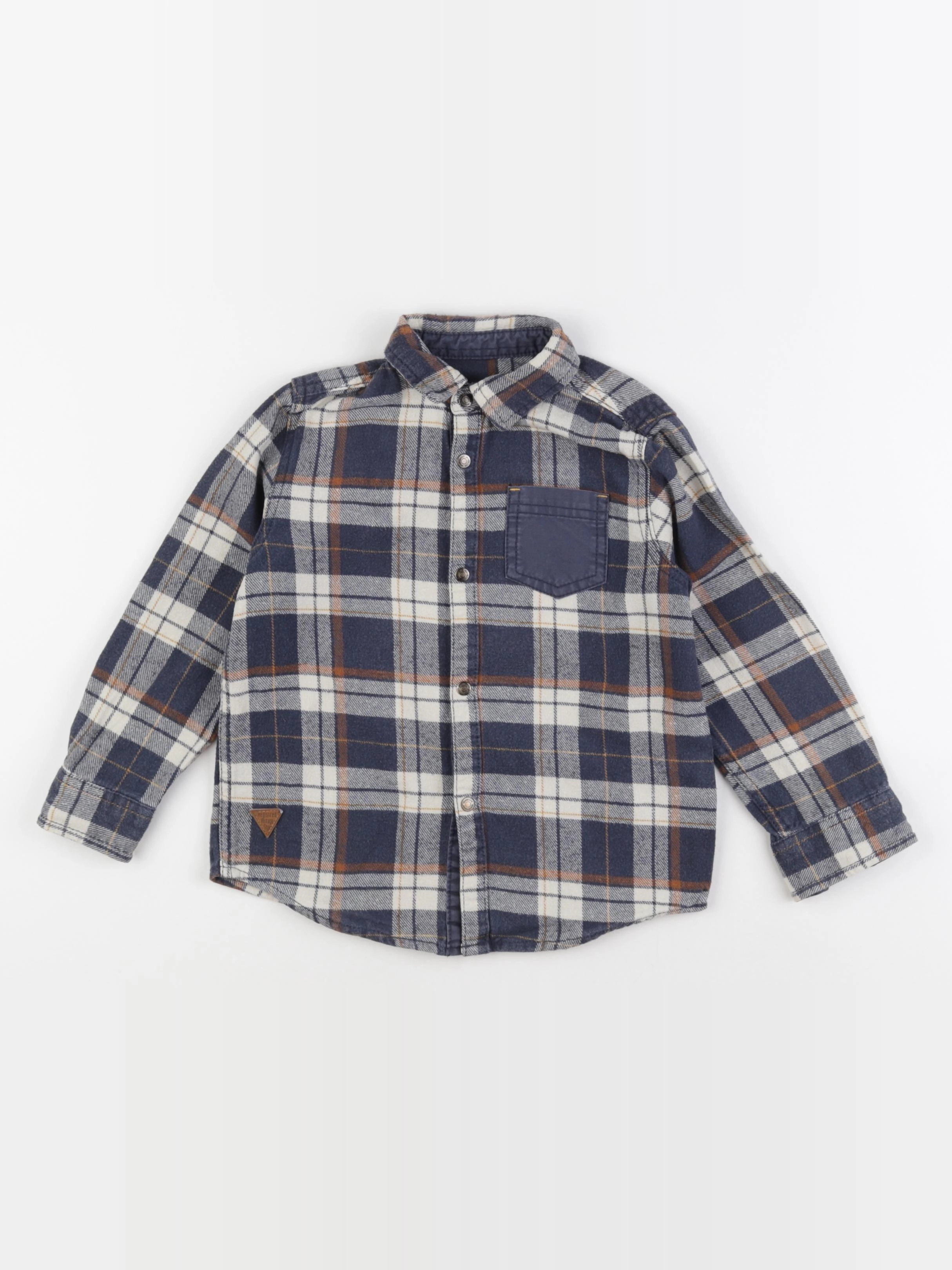 Vertbaudet - chemise bleu - 5 ans