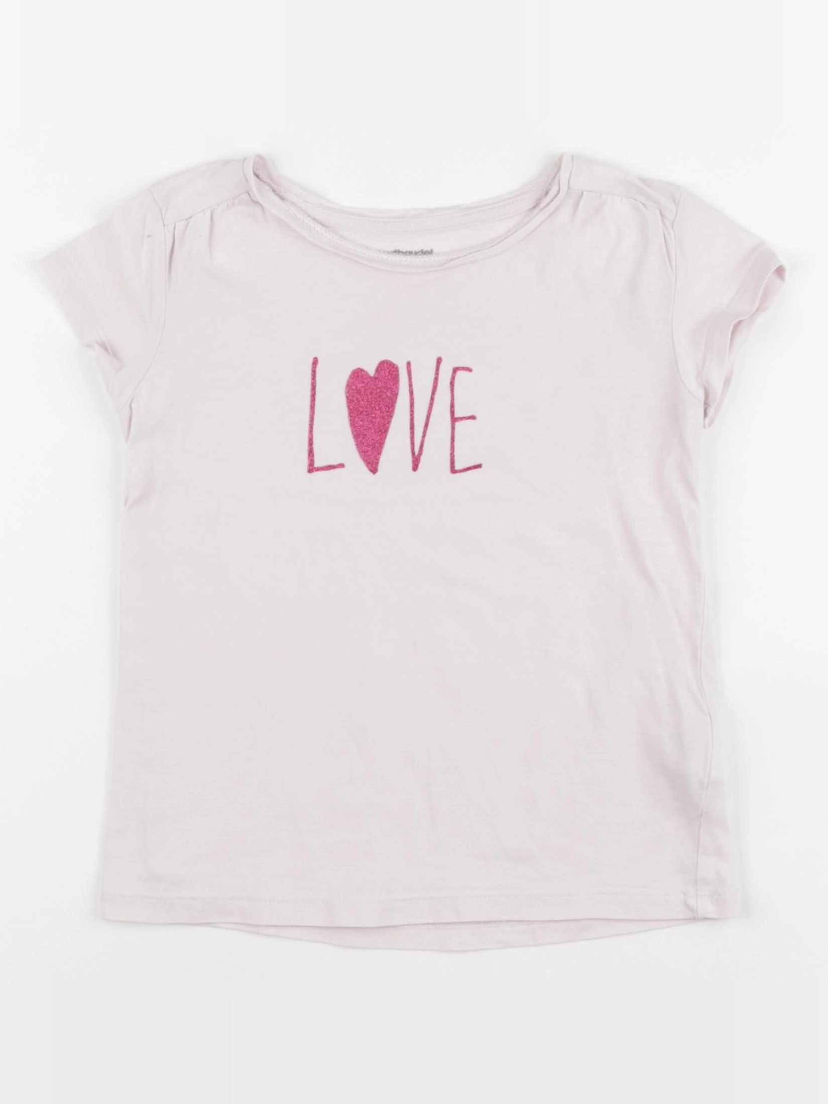 Vertbaudet - tee-shirt rose - 8 ans