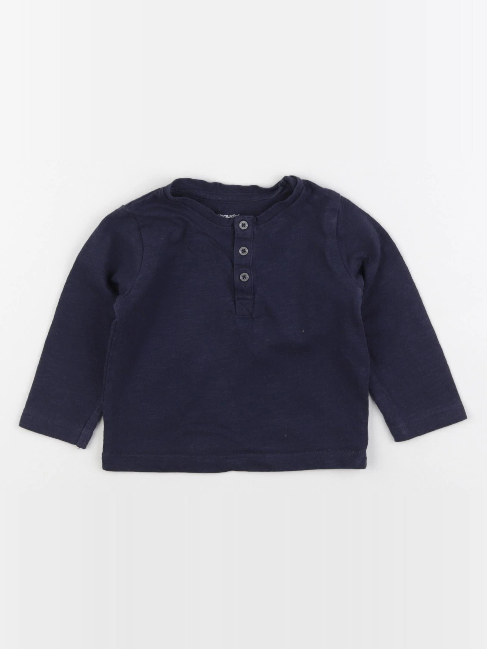 Vertbaudet - tee-shirt bleu - 6 mois