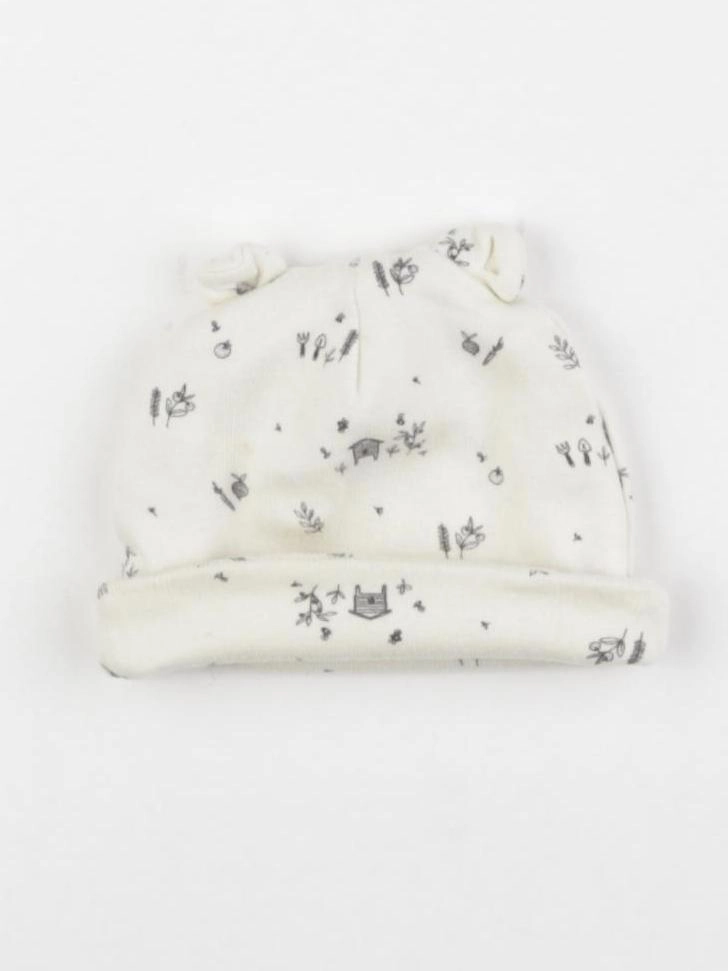 Vertbaudet - bonnet de naissance beige - 1 mois