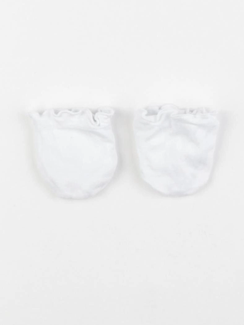 La Redoute - moufles blanc - 1 mois
