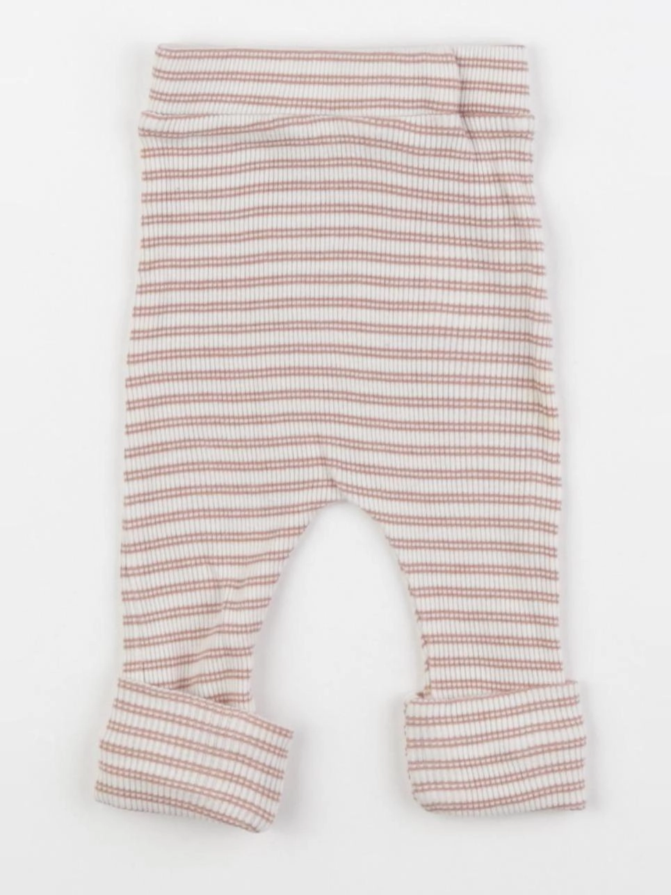 Vertbaudet - legging beige, marron - 3 mois