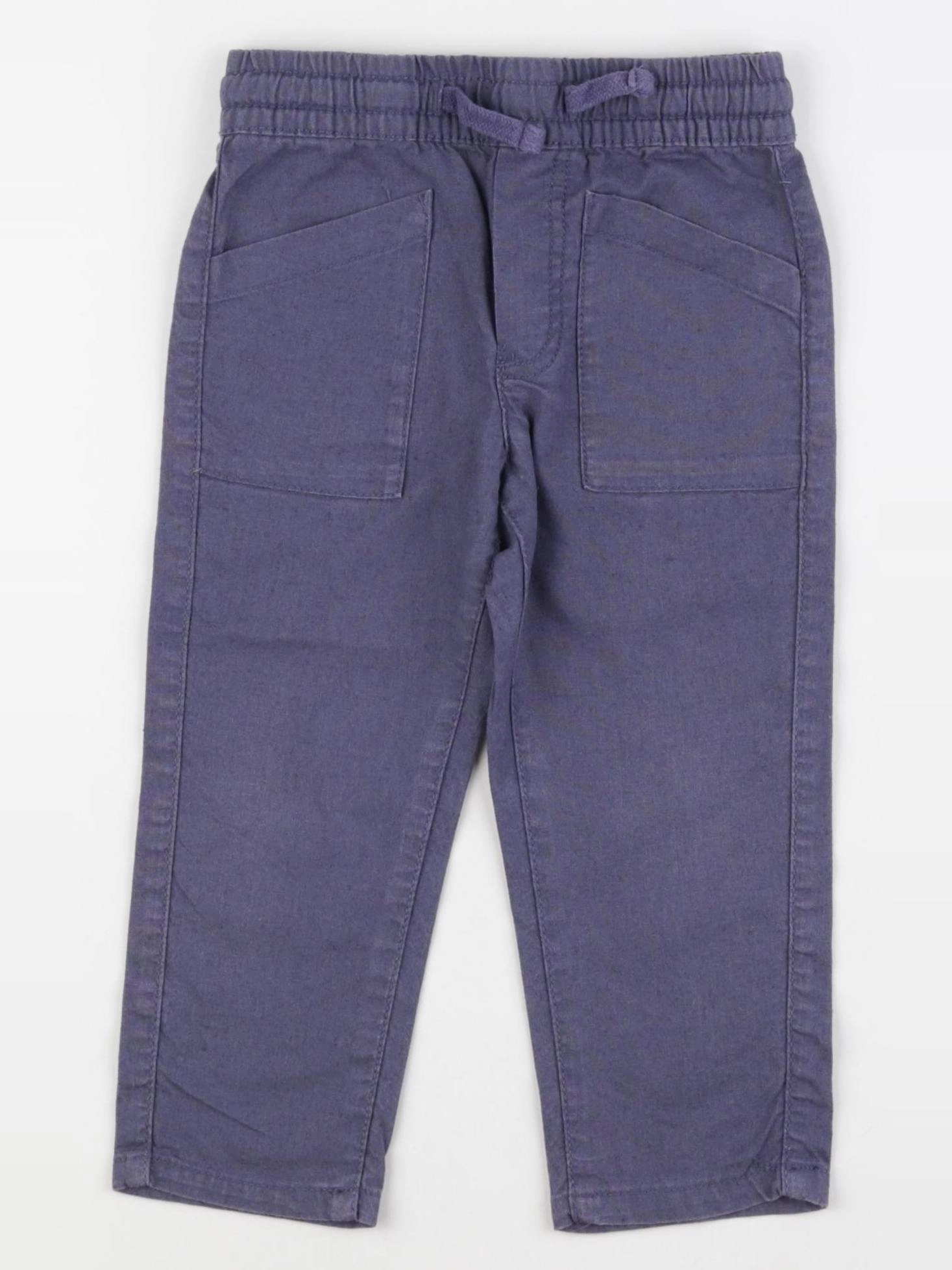 Vertbaudet - pantalon bleu - 2 ans