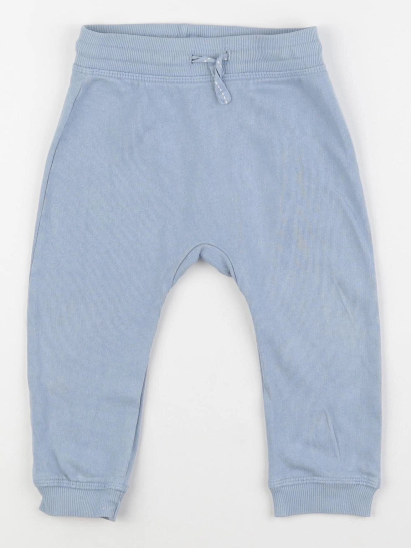 H&M - jogging bleu - 9/12 mois
