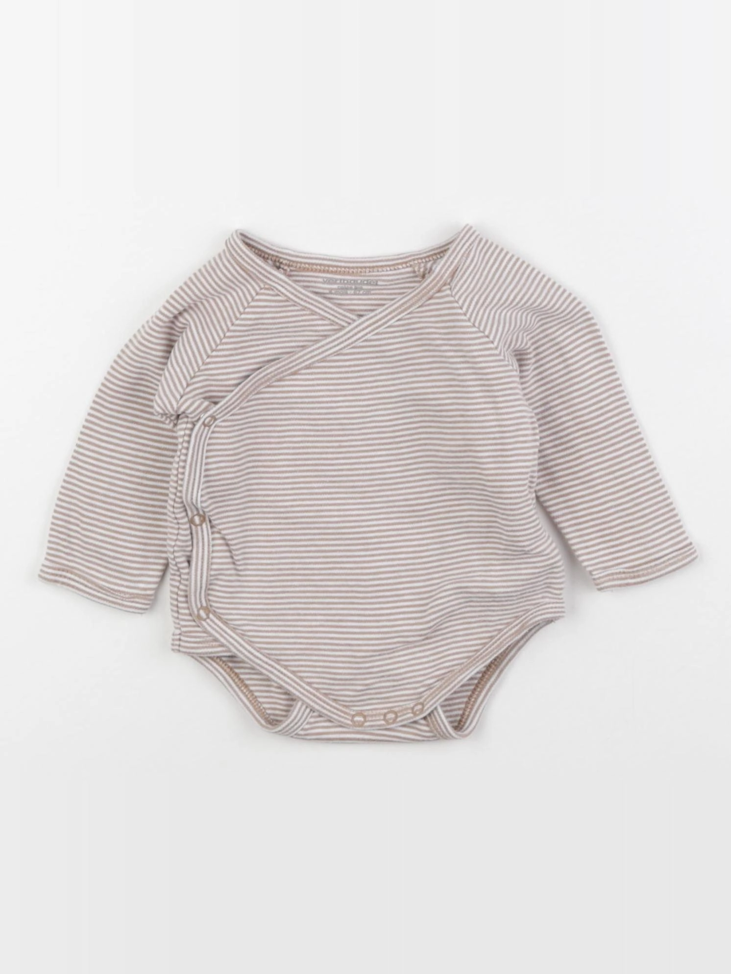Vertbaudet - body marron - 6 mois