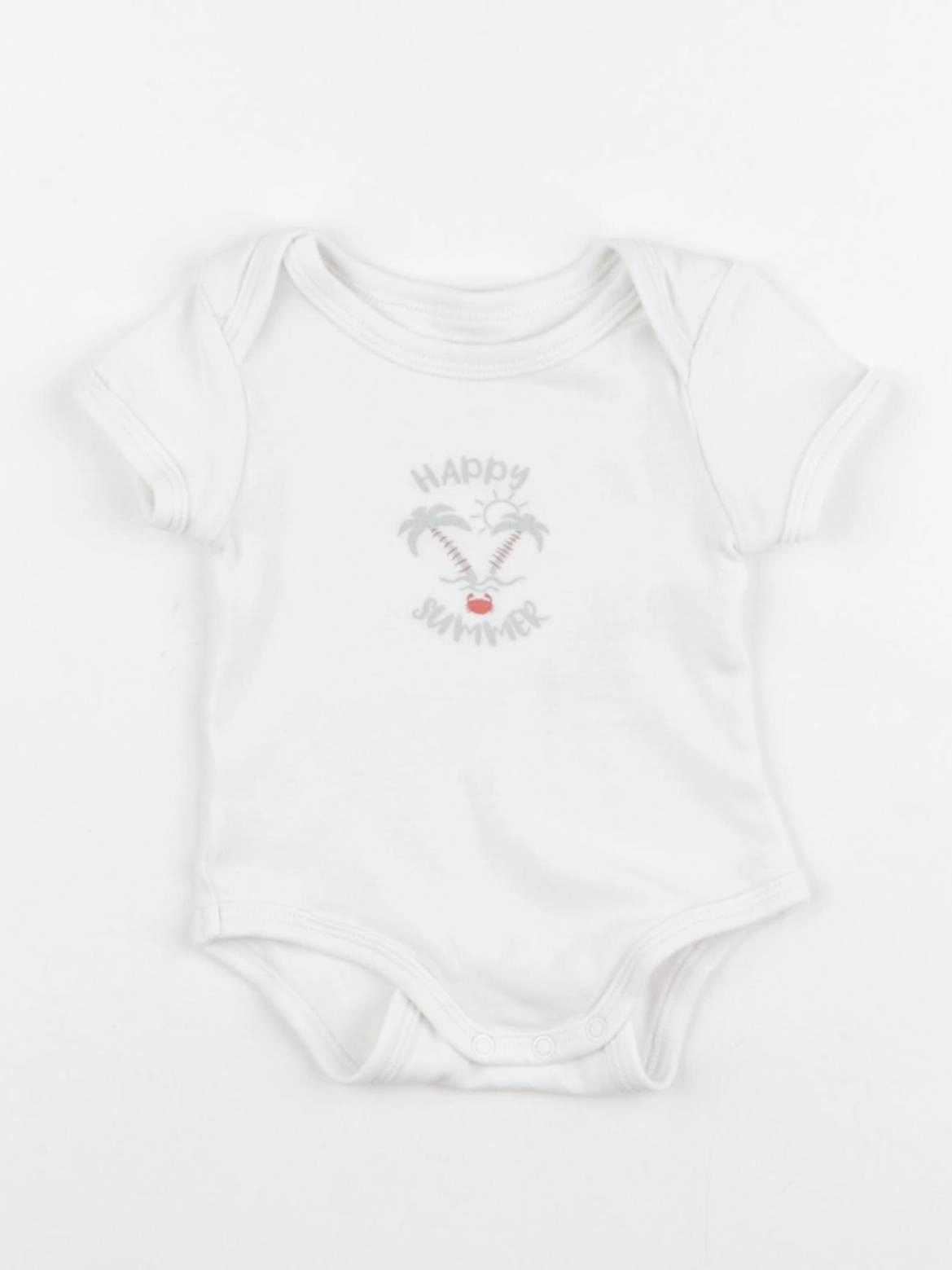 Vertbaudet - body blanc - 3 mois