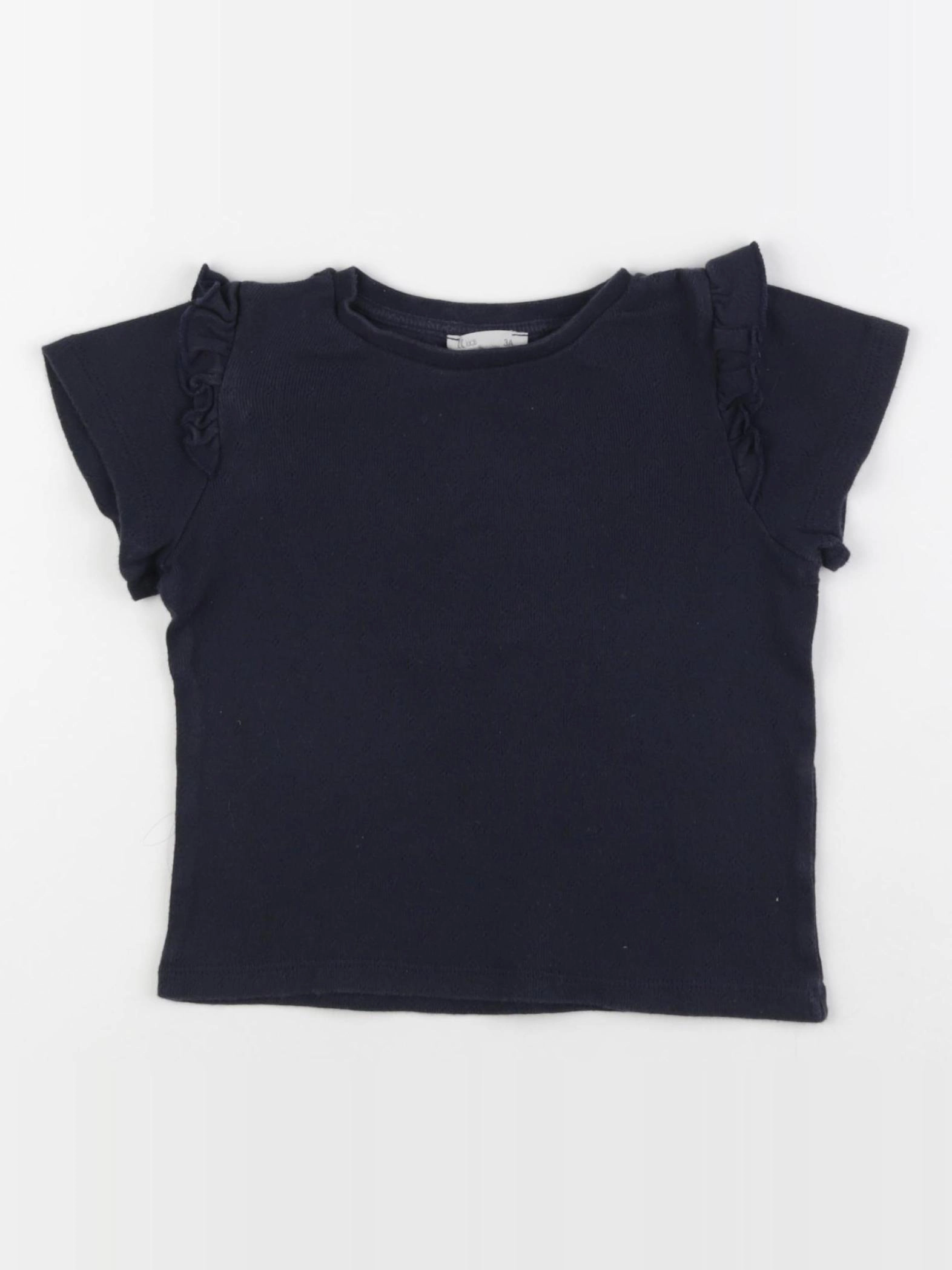 Little Cigogne - tee-shirt bleu - 3 ans
