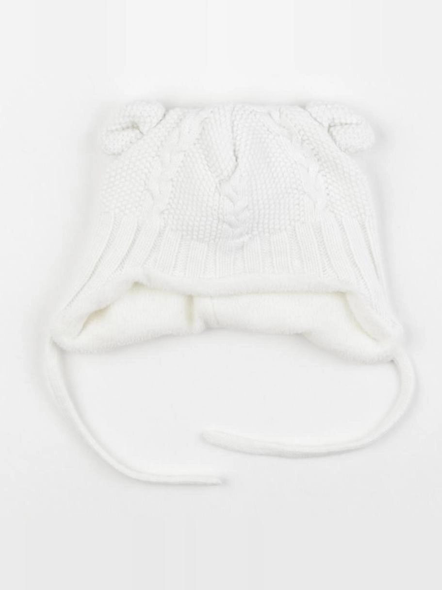 H&M - bonnet blanc - 0/1 mois