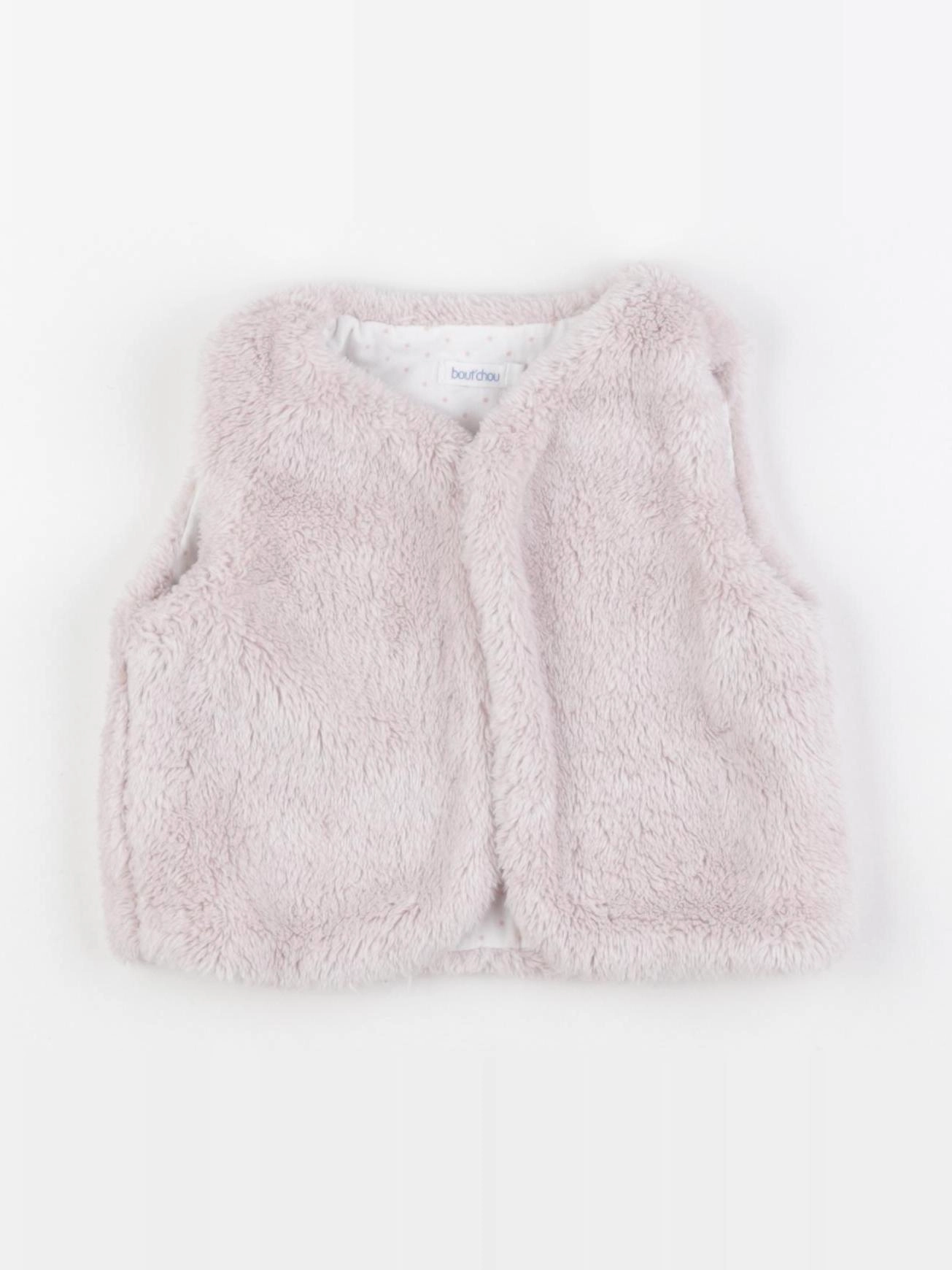 Boutchou - gilet rose - 12 mois
