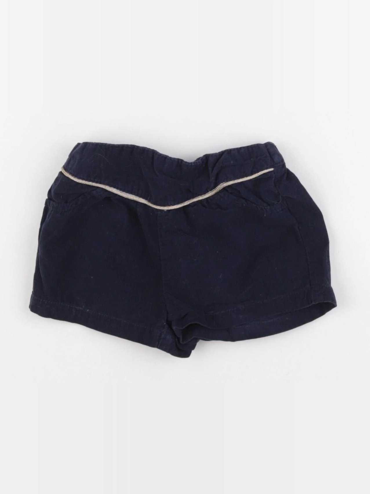 Cyrillus - short bleu - 9 mois