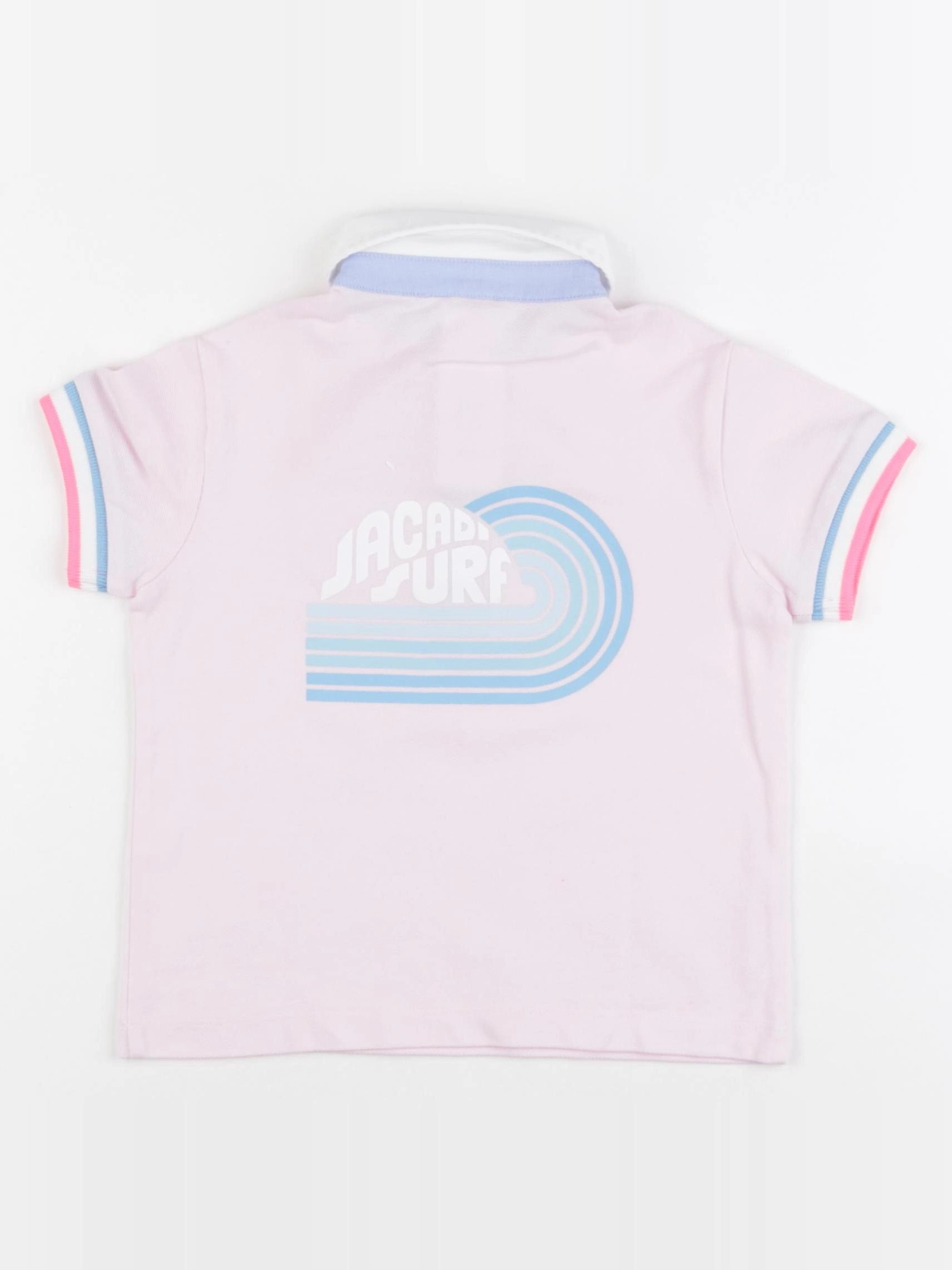 Jacadi - polo imprimé au dos rose - 4 ans