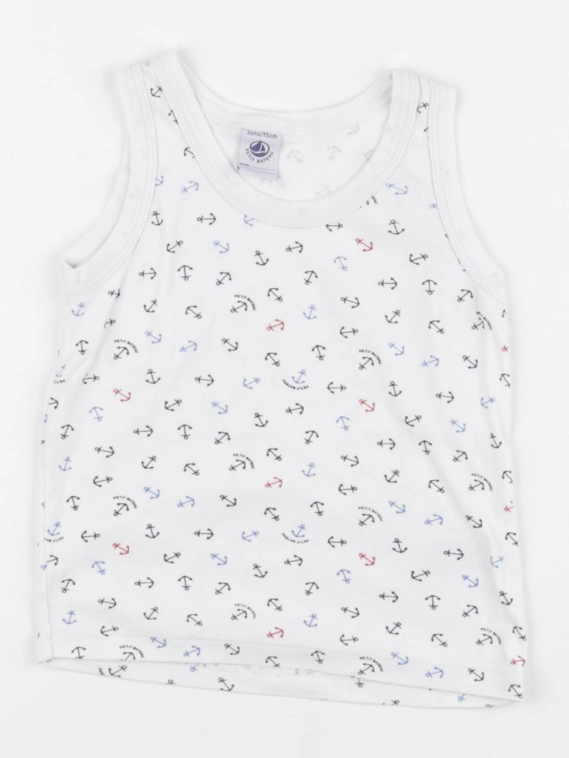 Petit Bateau - maillot de corps blanc - 3 ans