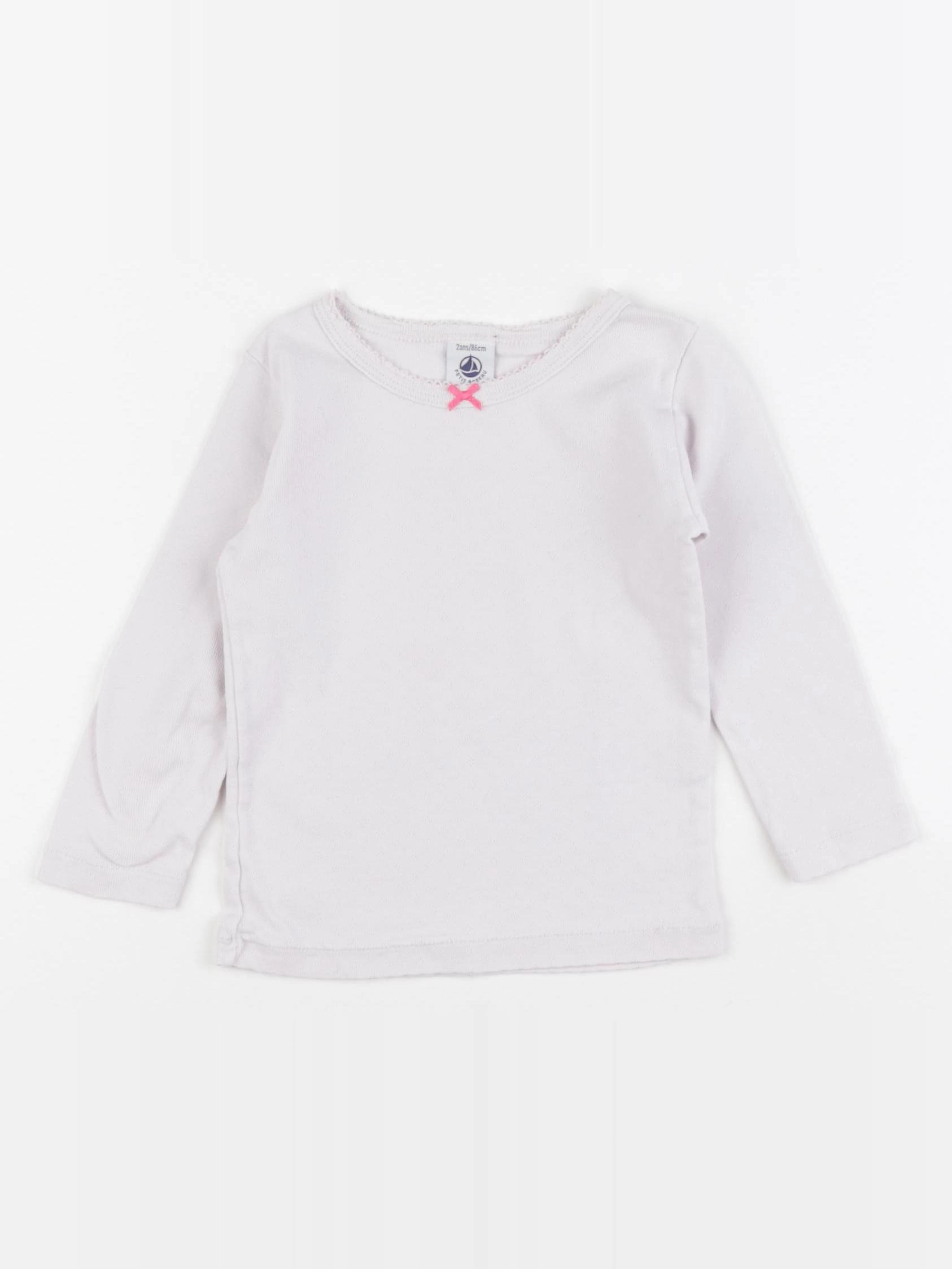 Petit Bateau - maillot de corps rose - 2 ans