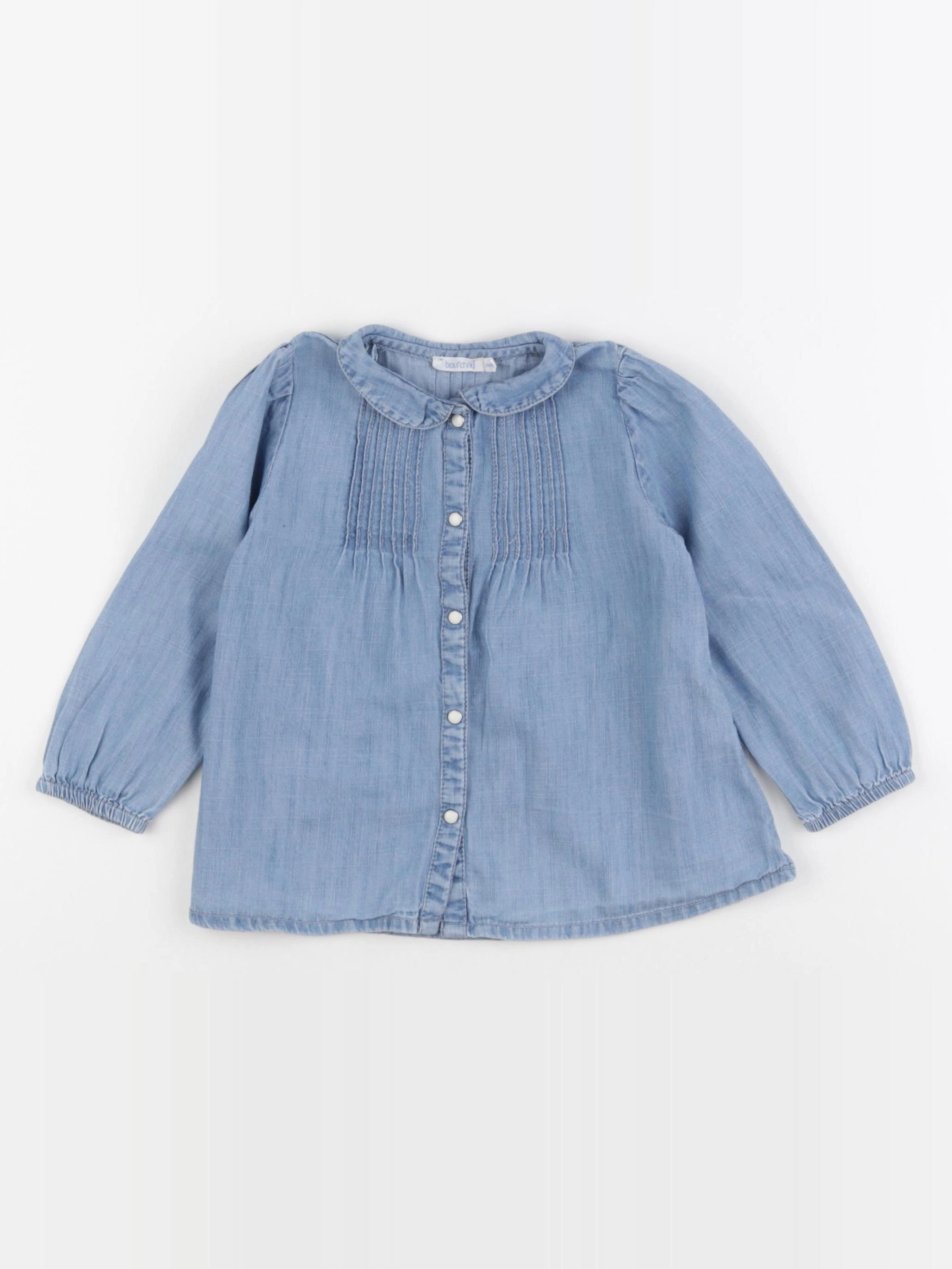Boutchou - blouse bleu - 24 mois