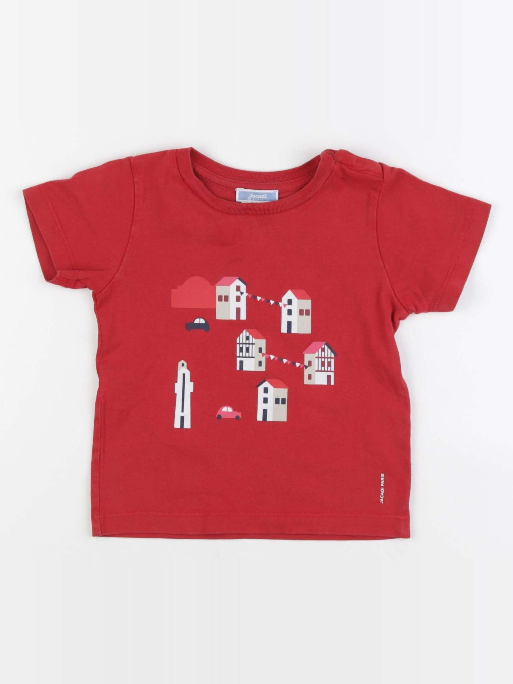 Jacadi - tee-shirt rouge - 36 mois