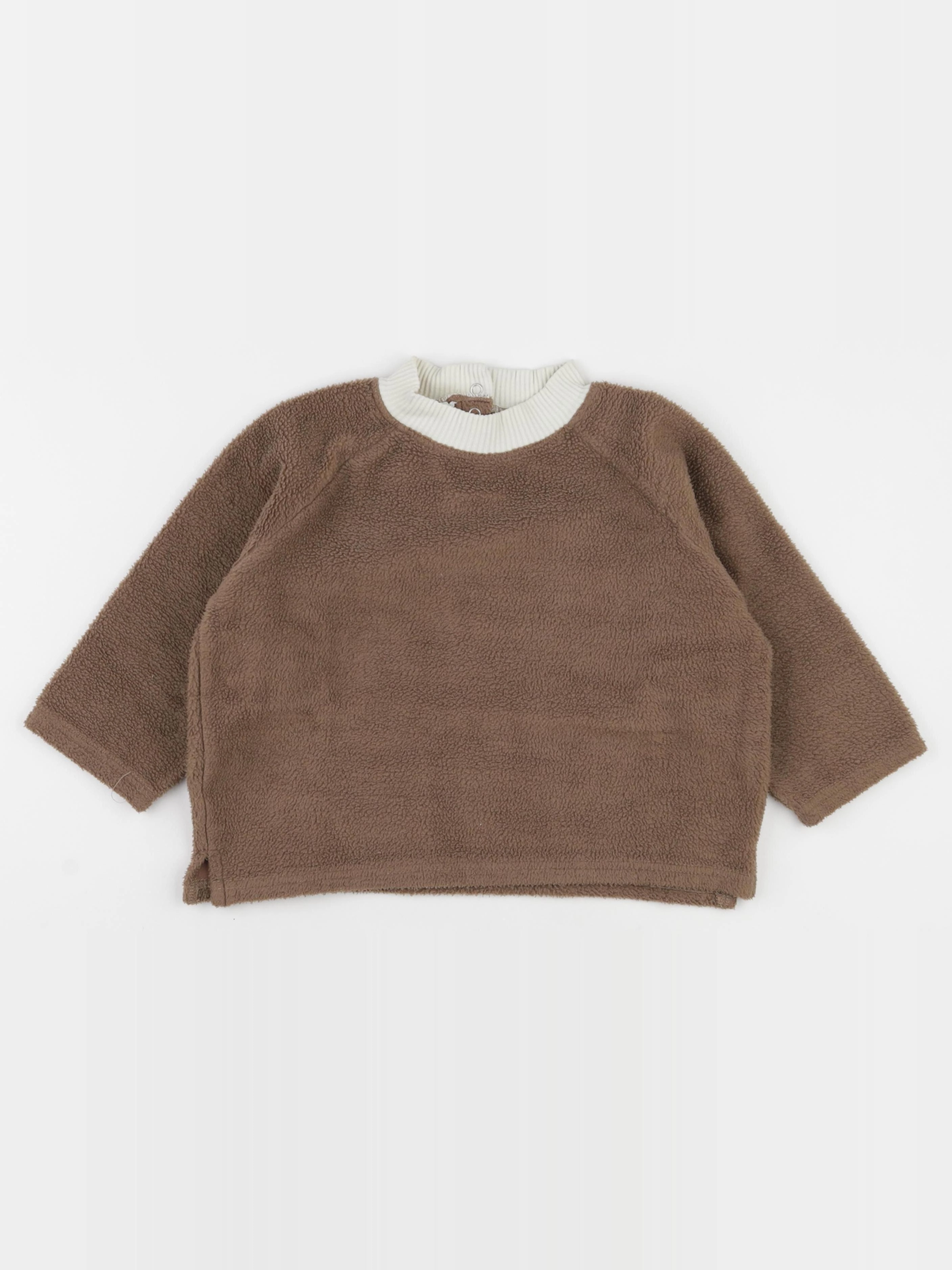 Gamin gamine - pull taupe - 3 ans