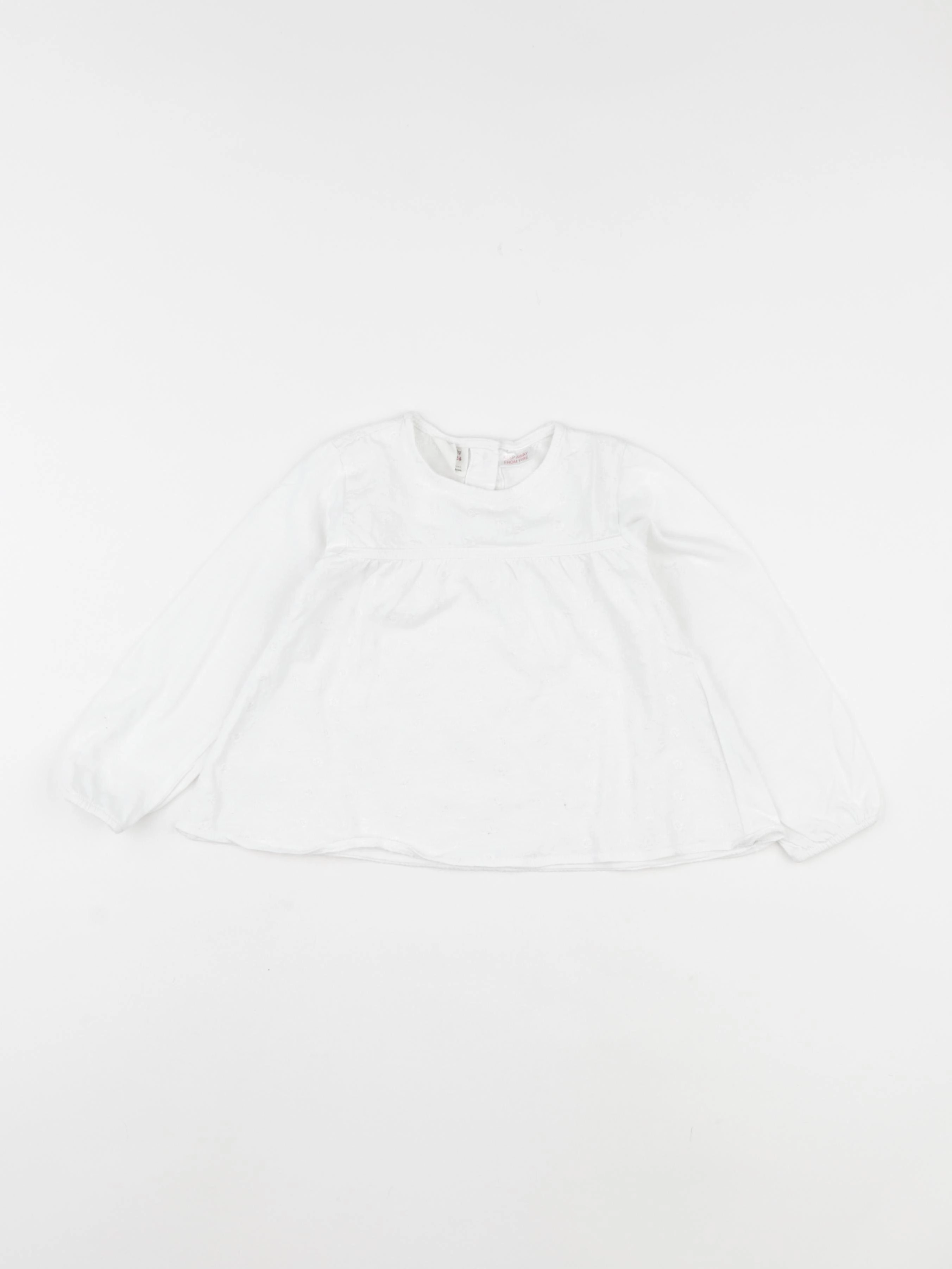 Zara - blouse blanc - 12/18 mois