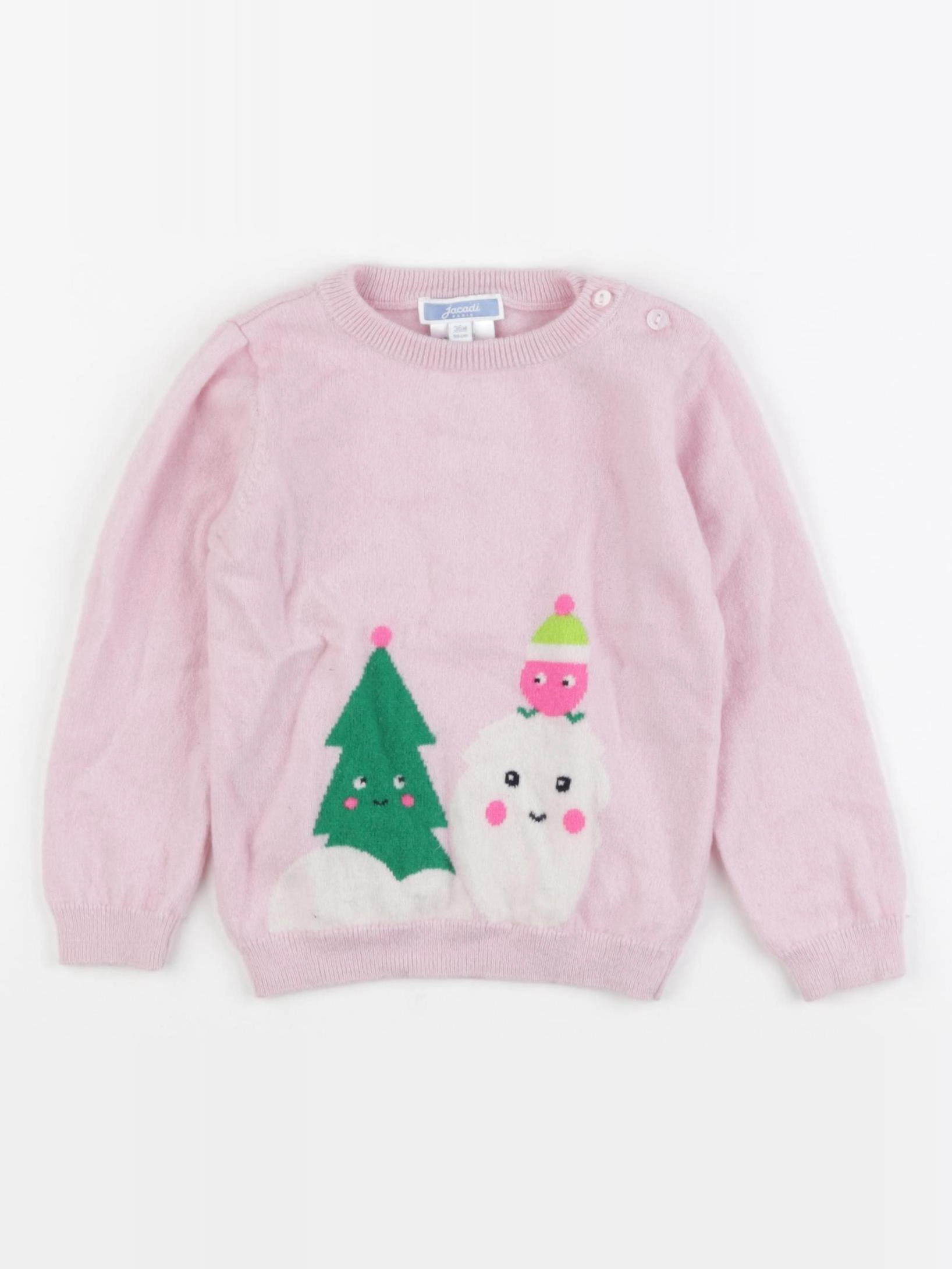 Jacadi - pull rose - 36 mois
