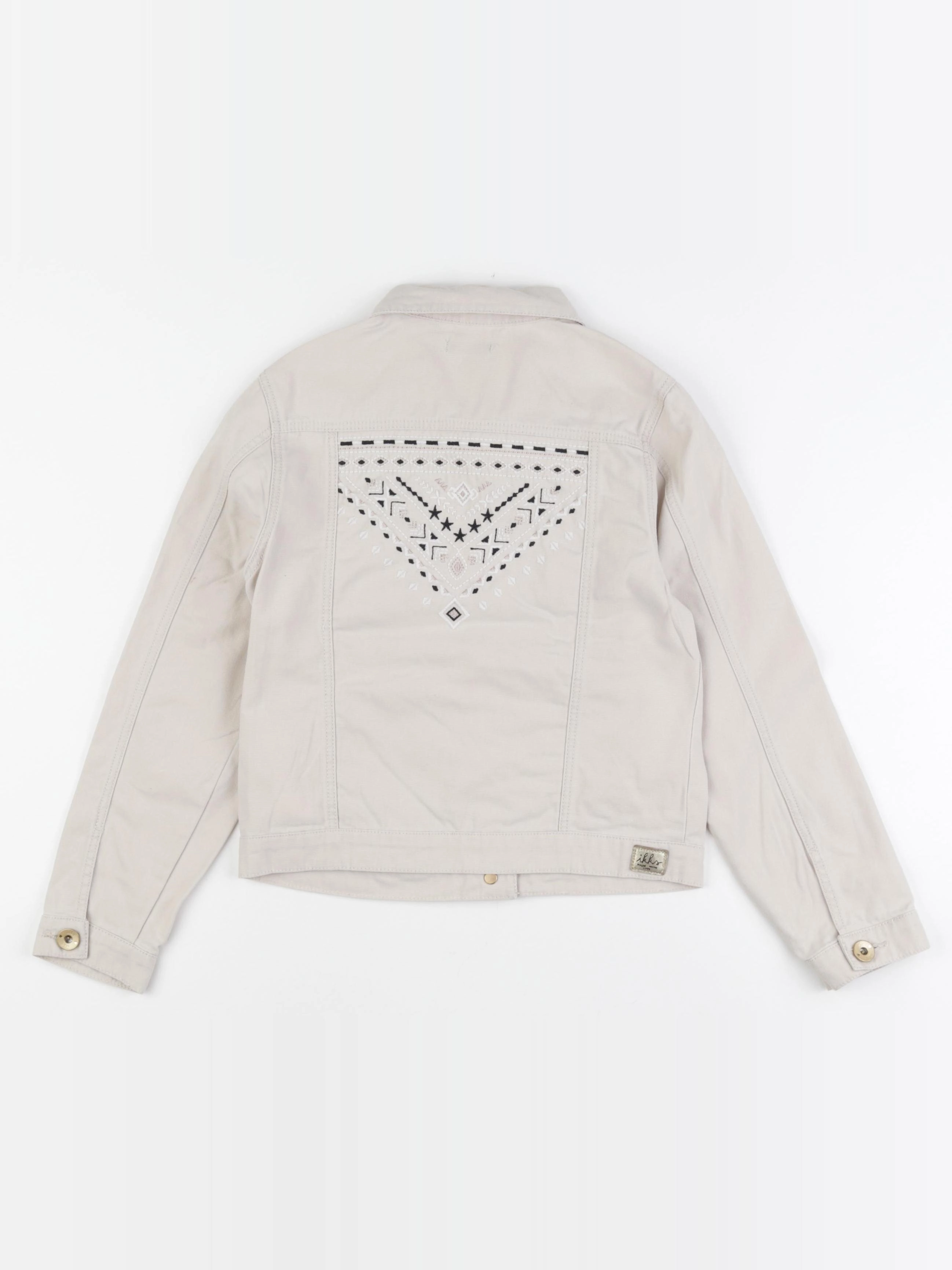 IKKS - veste beige - 8 ans