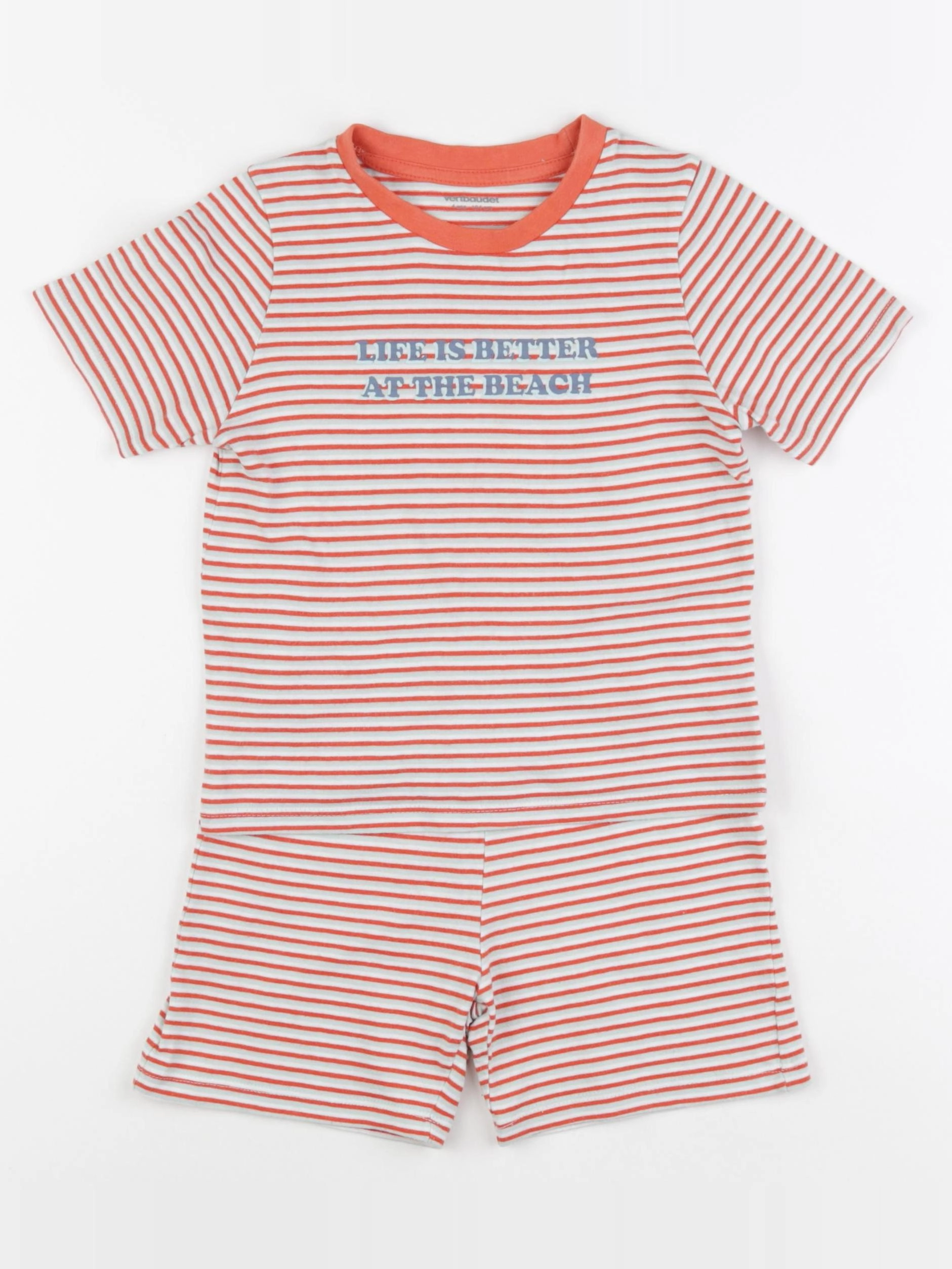 Vertbaudet - pyjama coton multicolore - 4 ans
