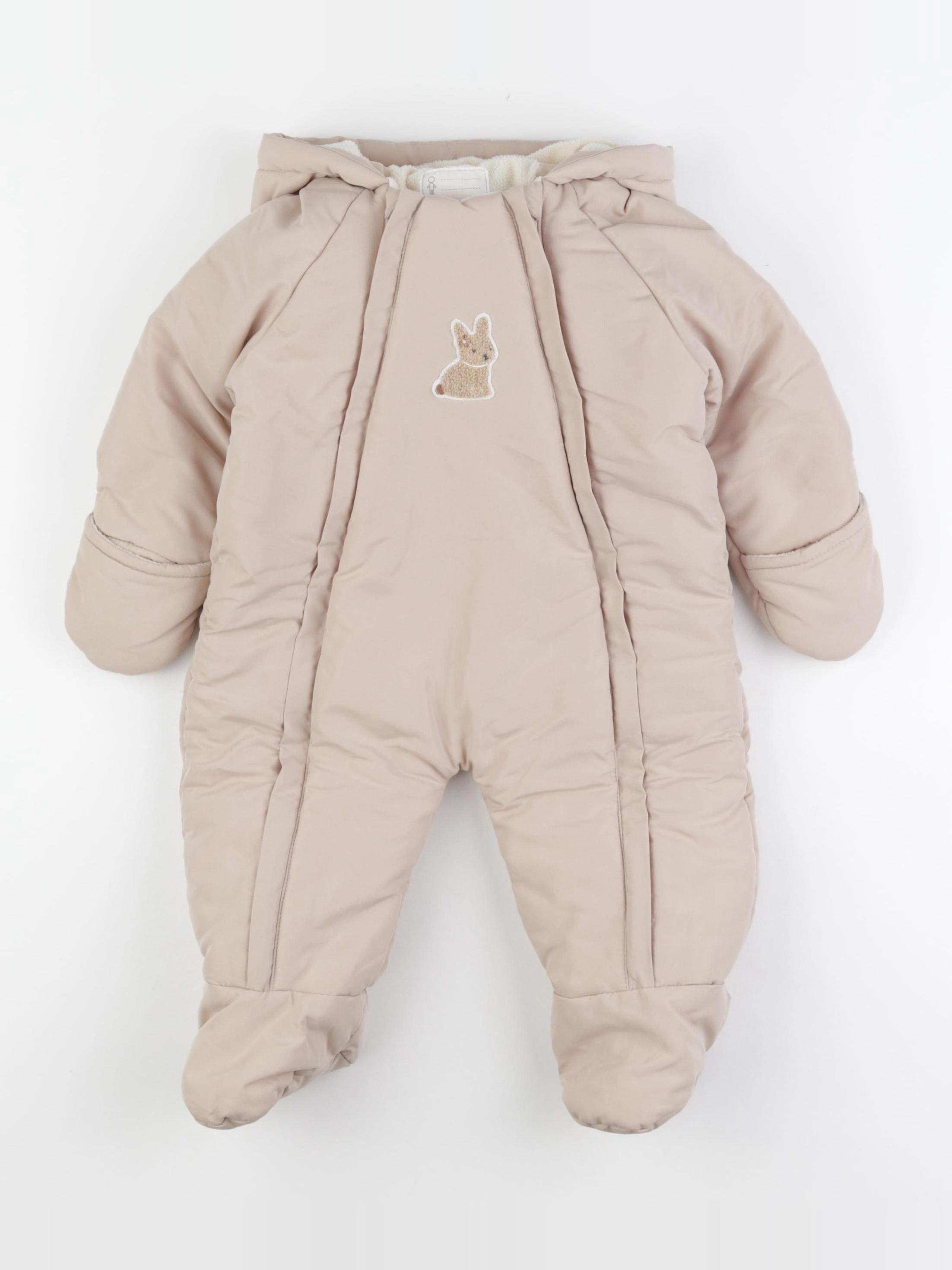 Vertbaudet - combi-pilote beige - 12 mois