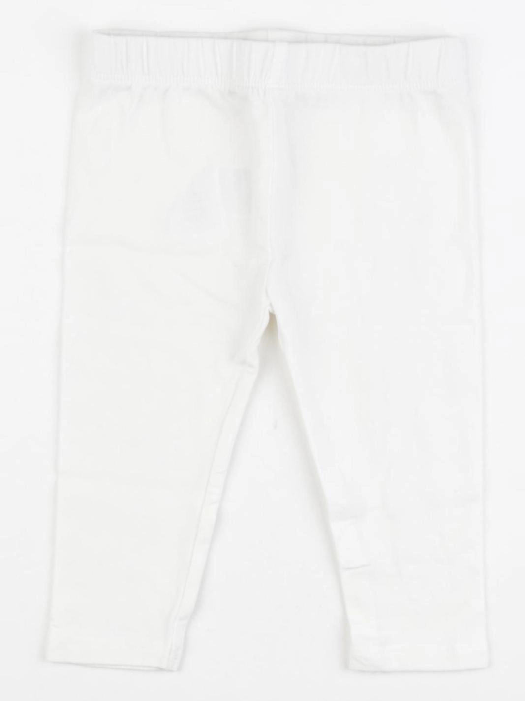 Vertbaudet - legging blanc - 12 mois