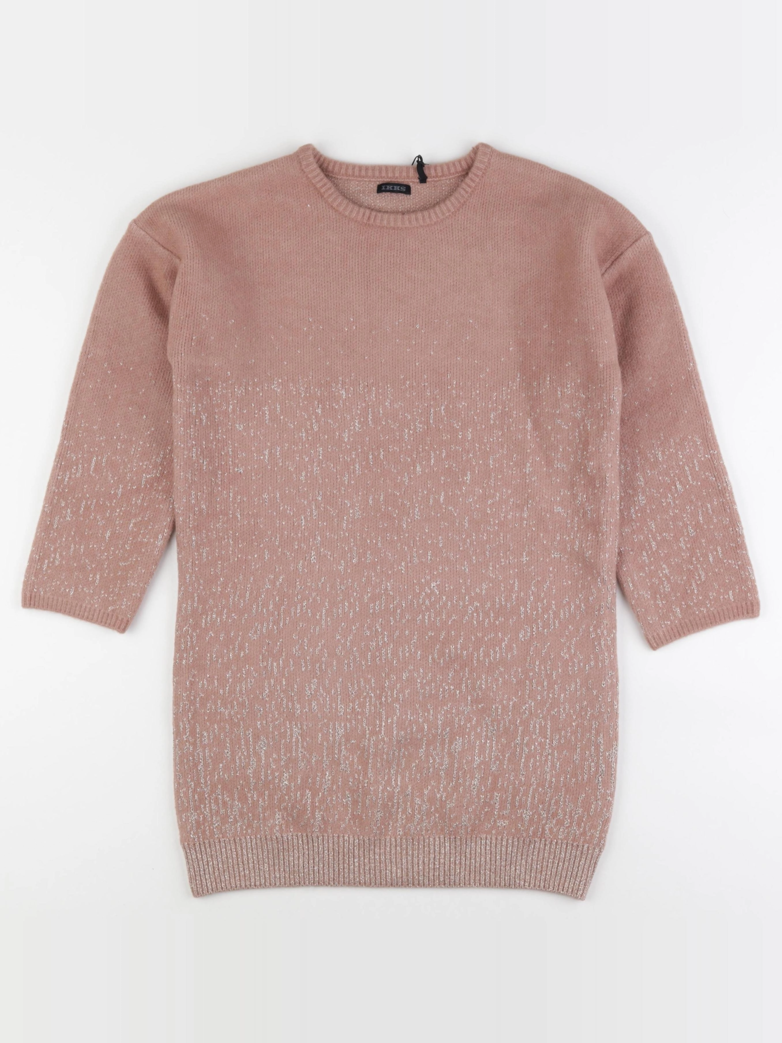 IKKS - robe rose (état neuf) - 10 ans