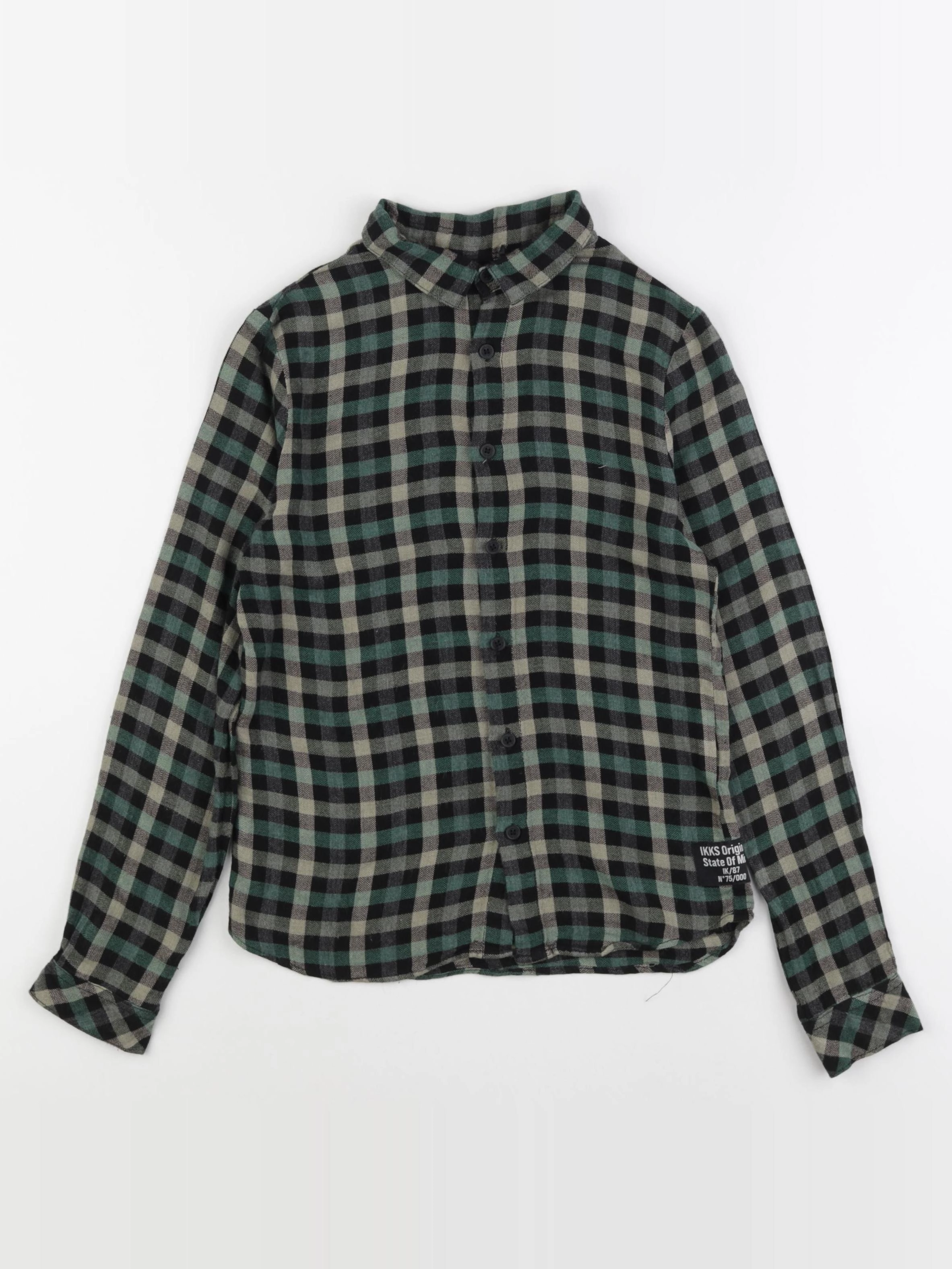 IKKS - chemise vert - 10 ans