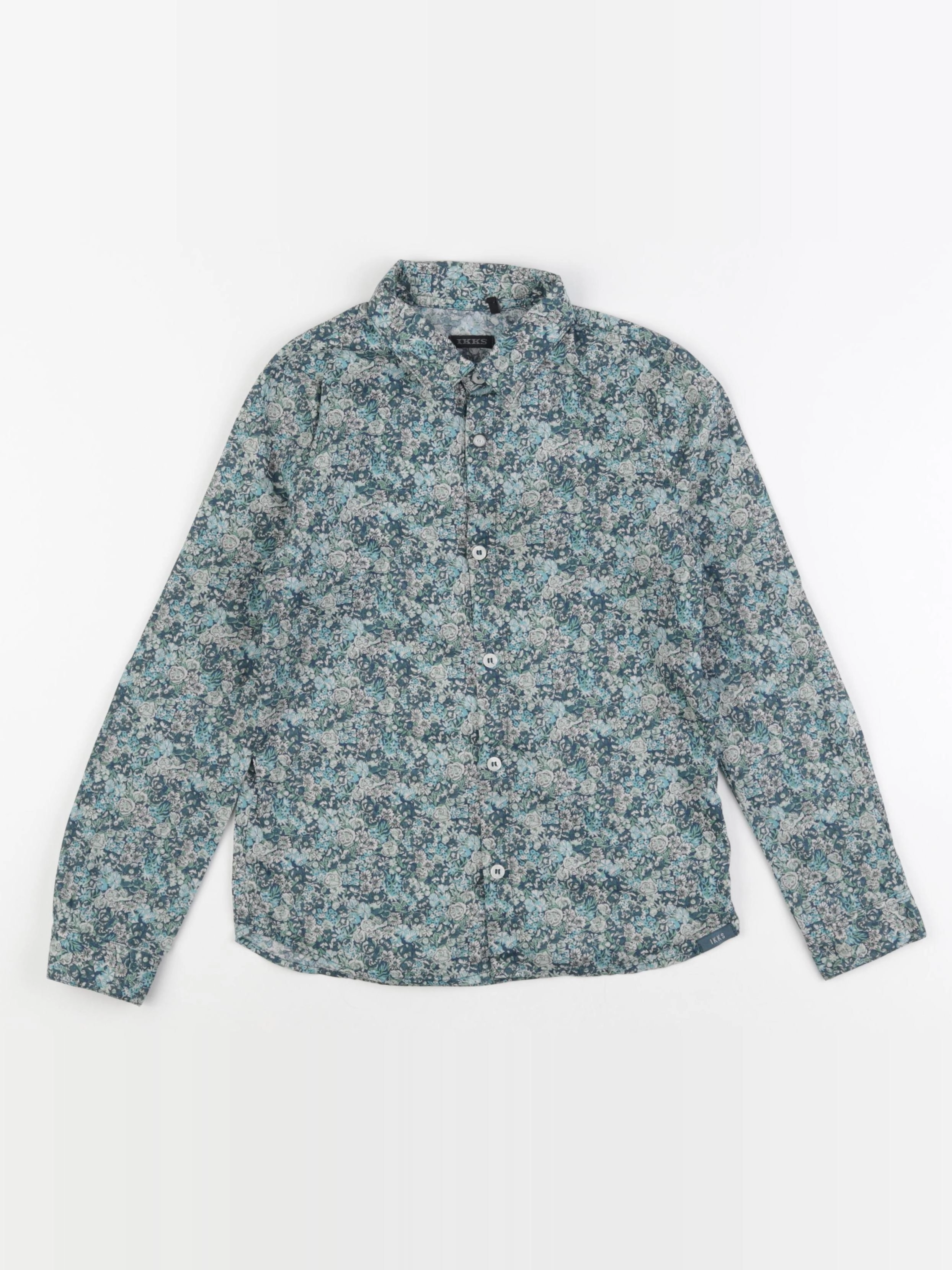 IKKS - chemise bleu - 8 ans