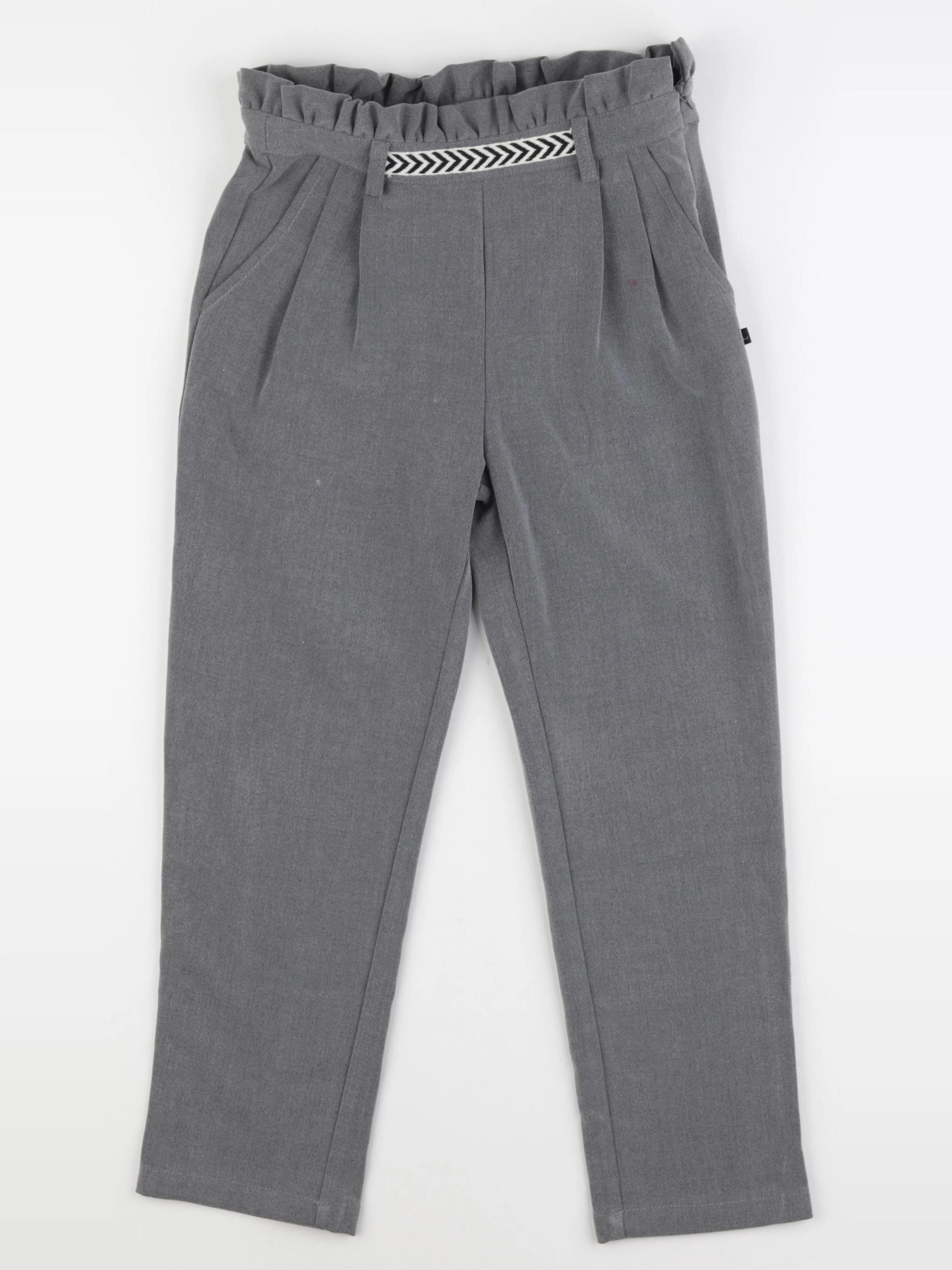 IKKS - pantalon gris - 8 ans