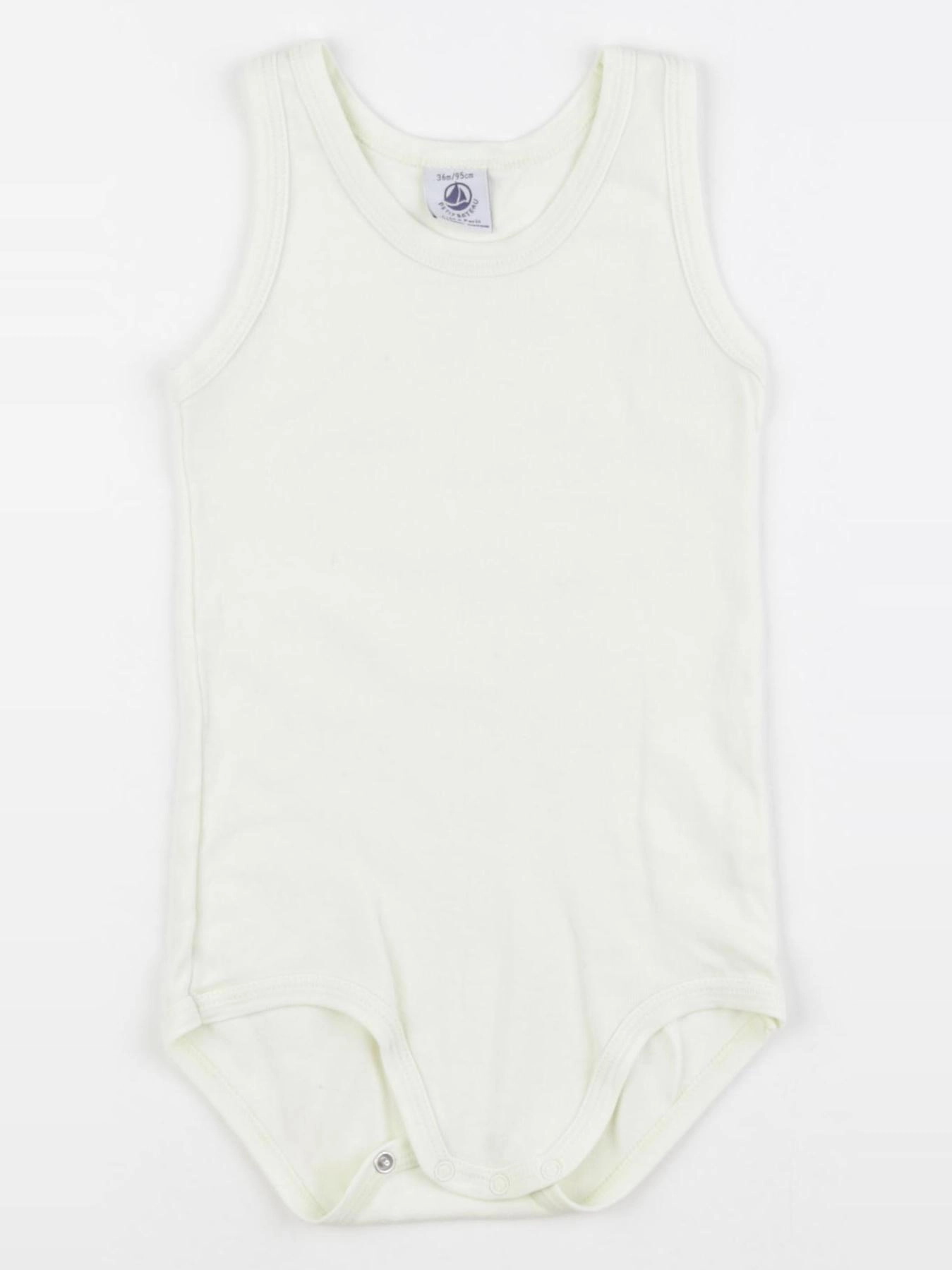 Petit Bateau - body jaune - 36 mois