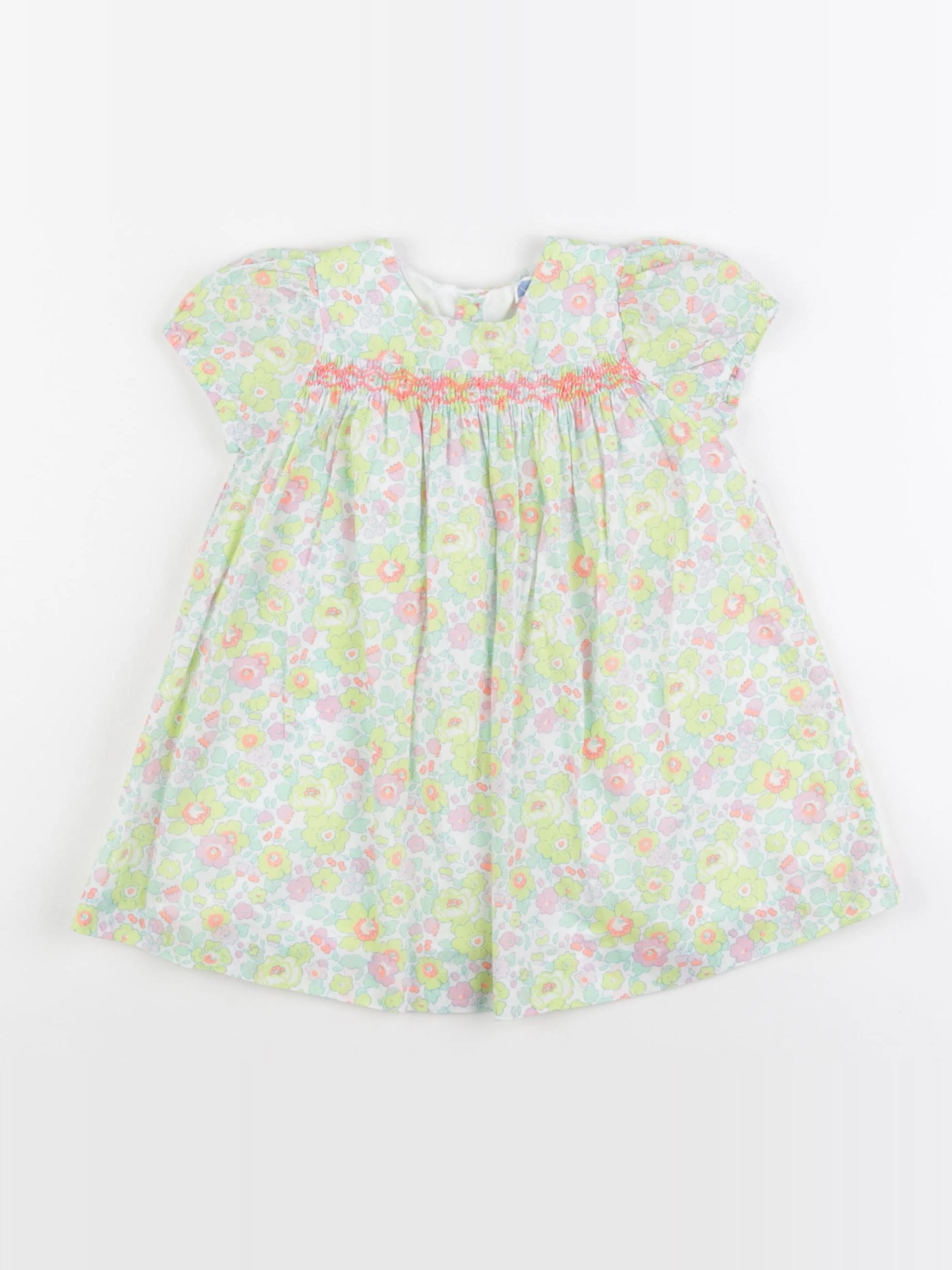 Jacadi - robe liberty multicolore - 18 mois