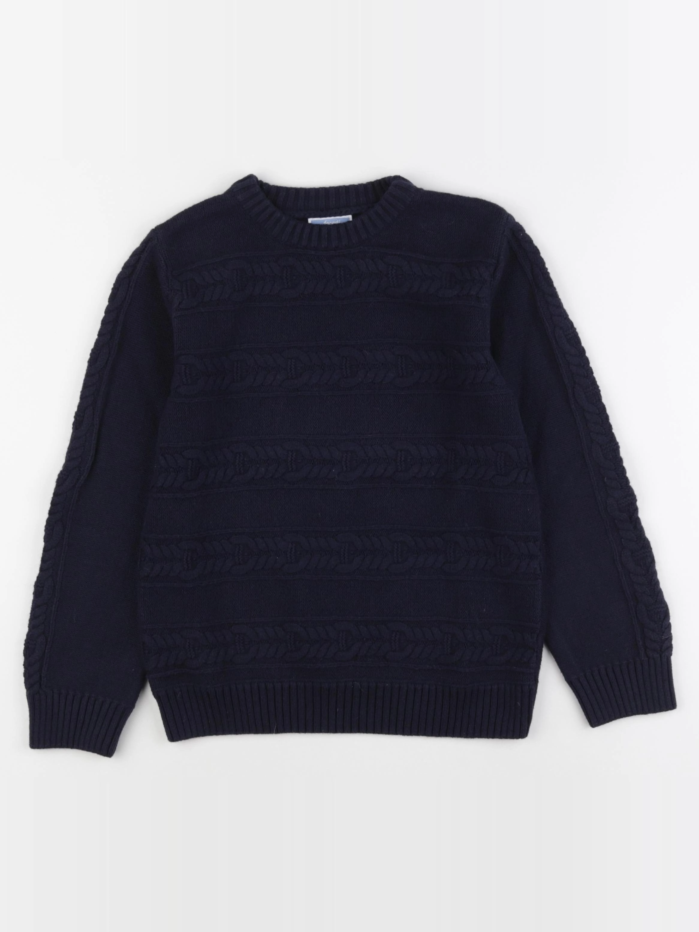 Jacadi - pull bleu - 10 ans