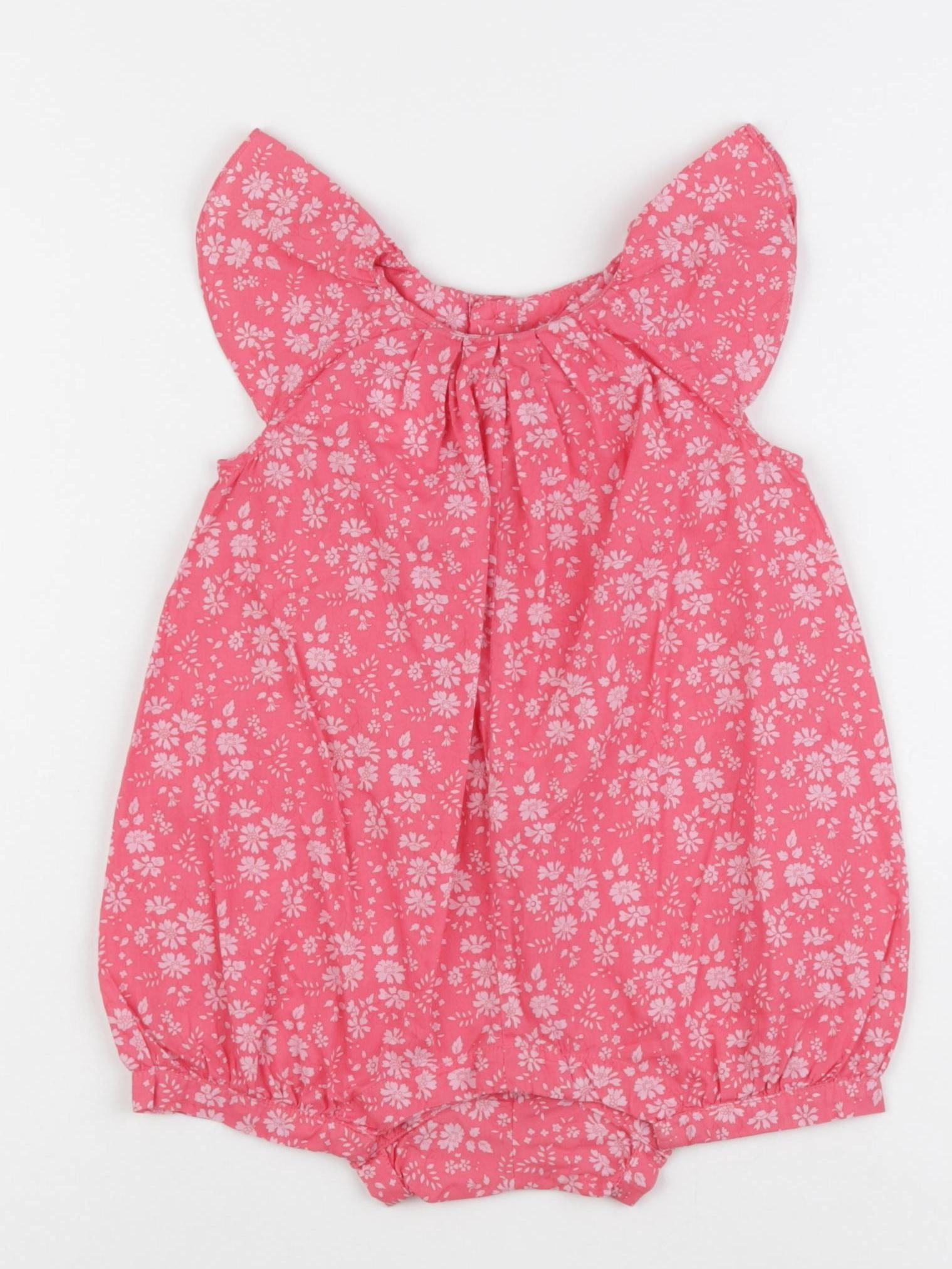 Jacadi - combinaison liberty rose - 12 mois