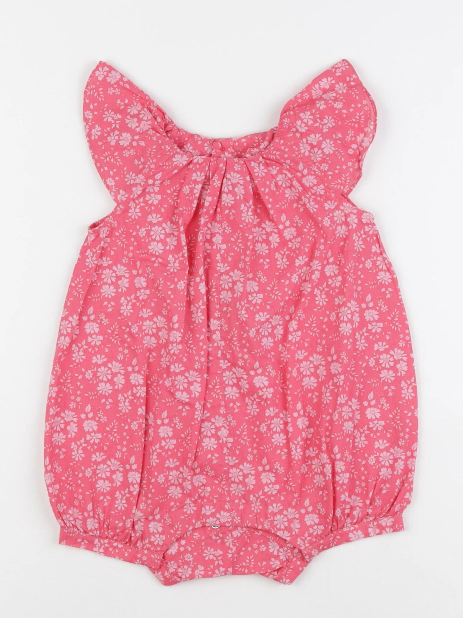 Jacadi - combinaison liberty rose - 12 mois