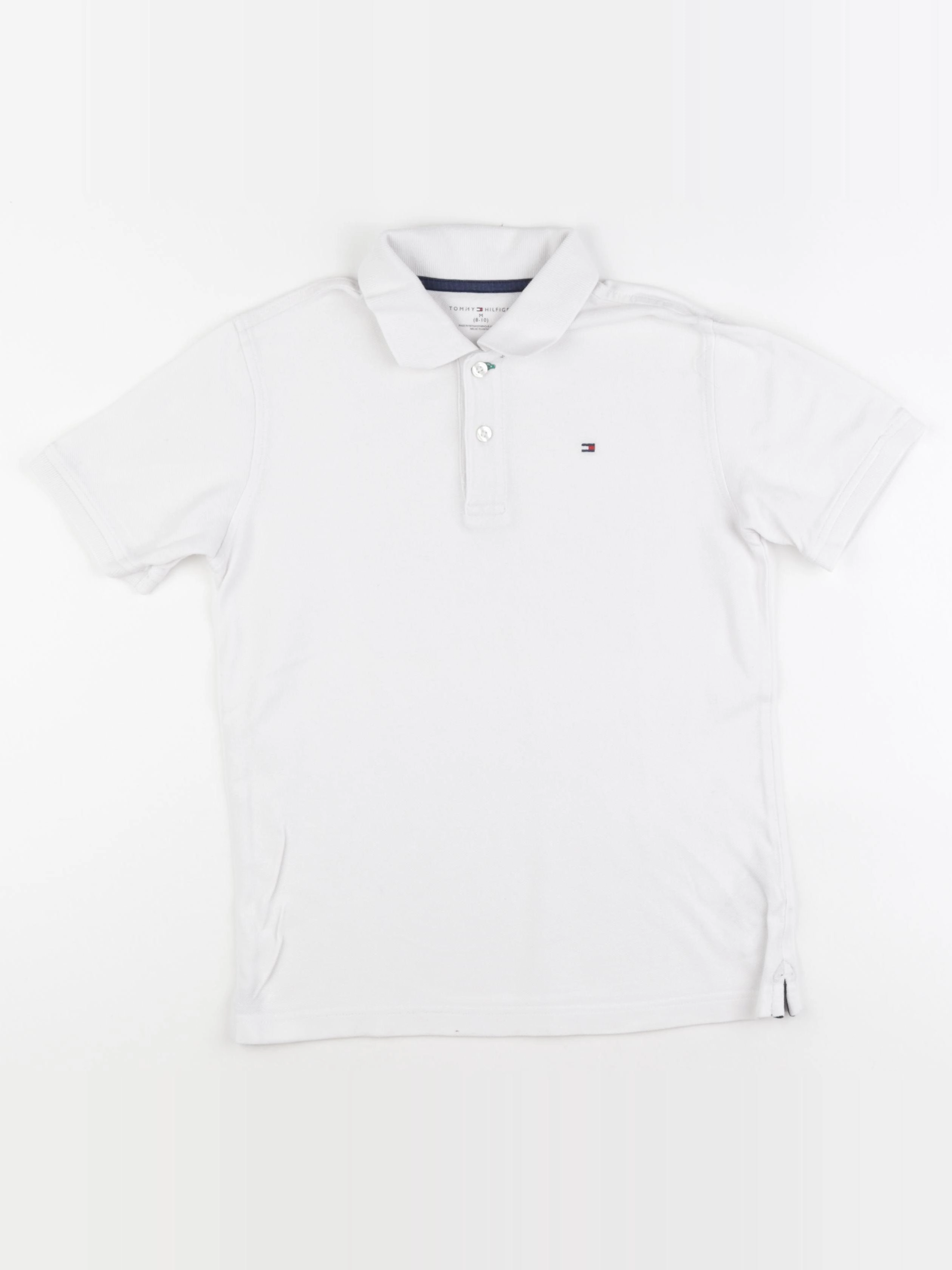 Tommy Hilfiger - polo blanc - 8/10 ans