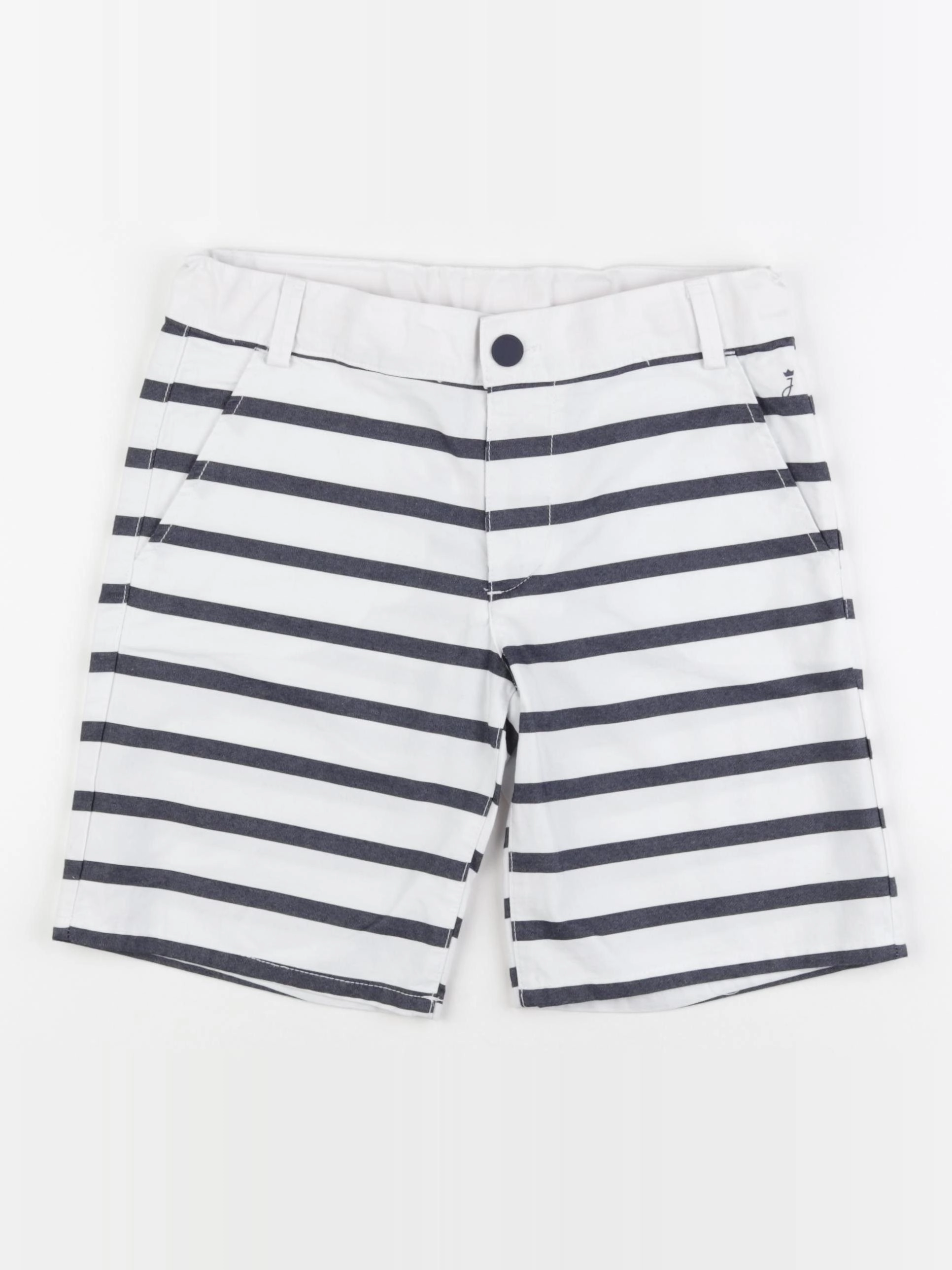 Jacadi - short blanc, bleu - 12 ans