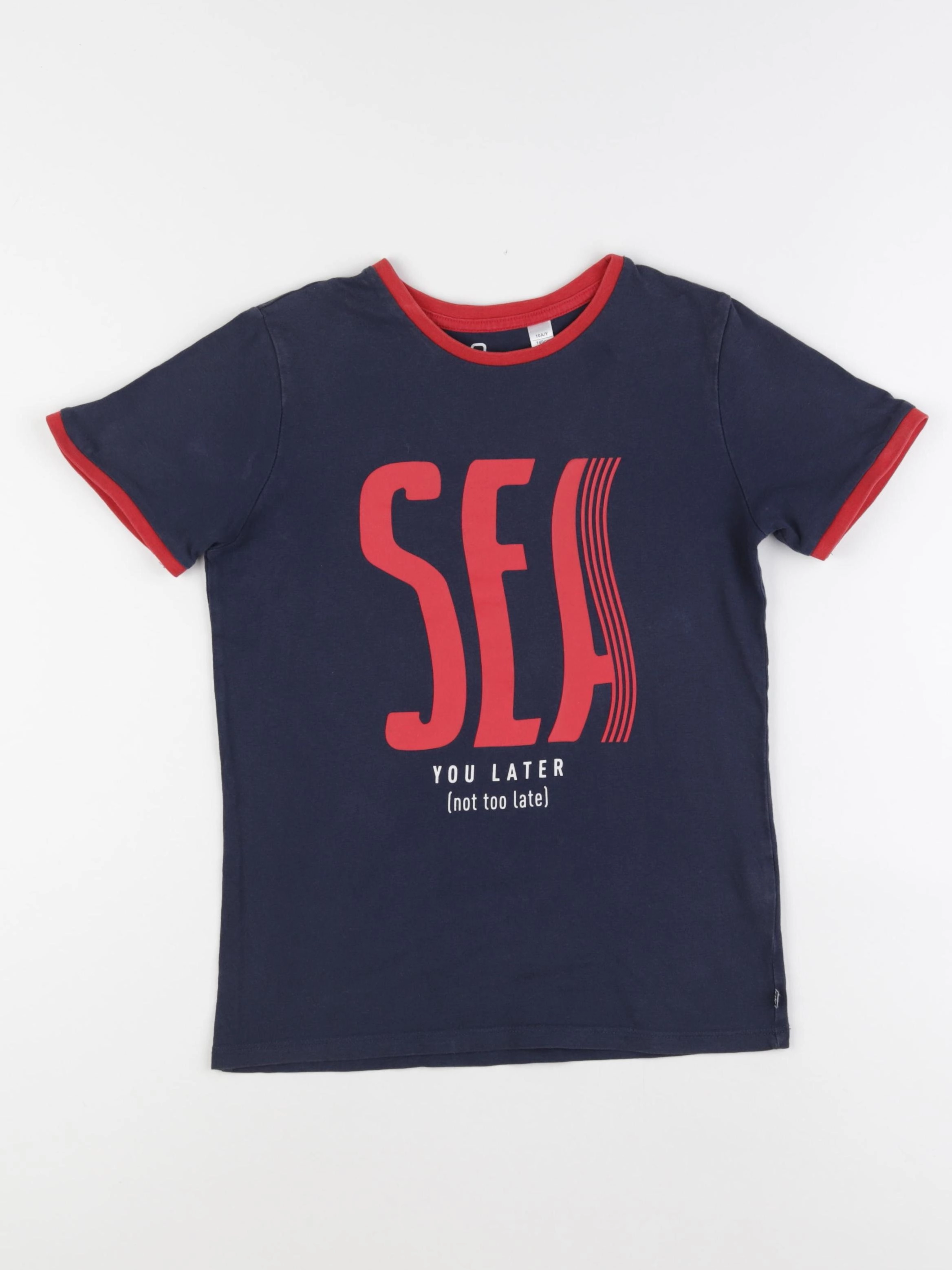 Okaidi - tee-shirt bleu - 10 ans
