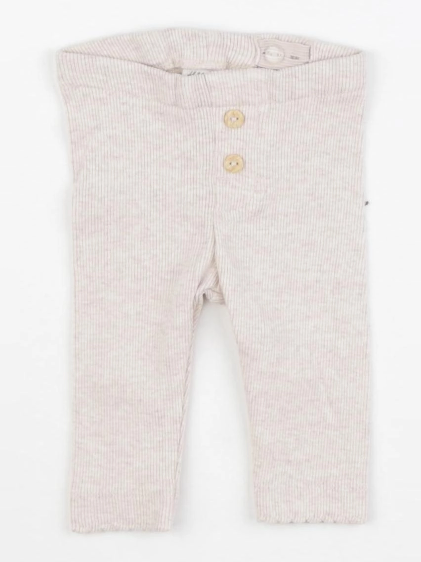 H&M - legging beige - 1/3 mois