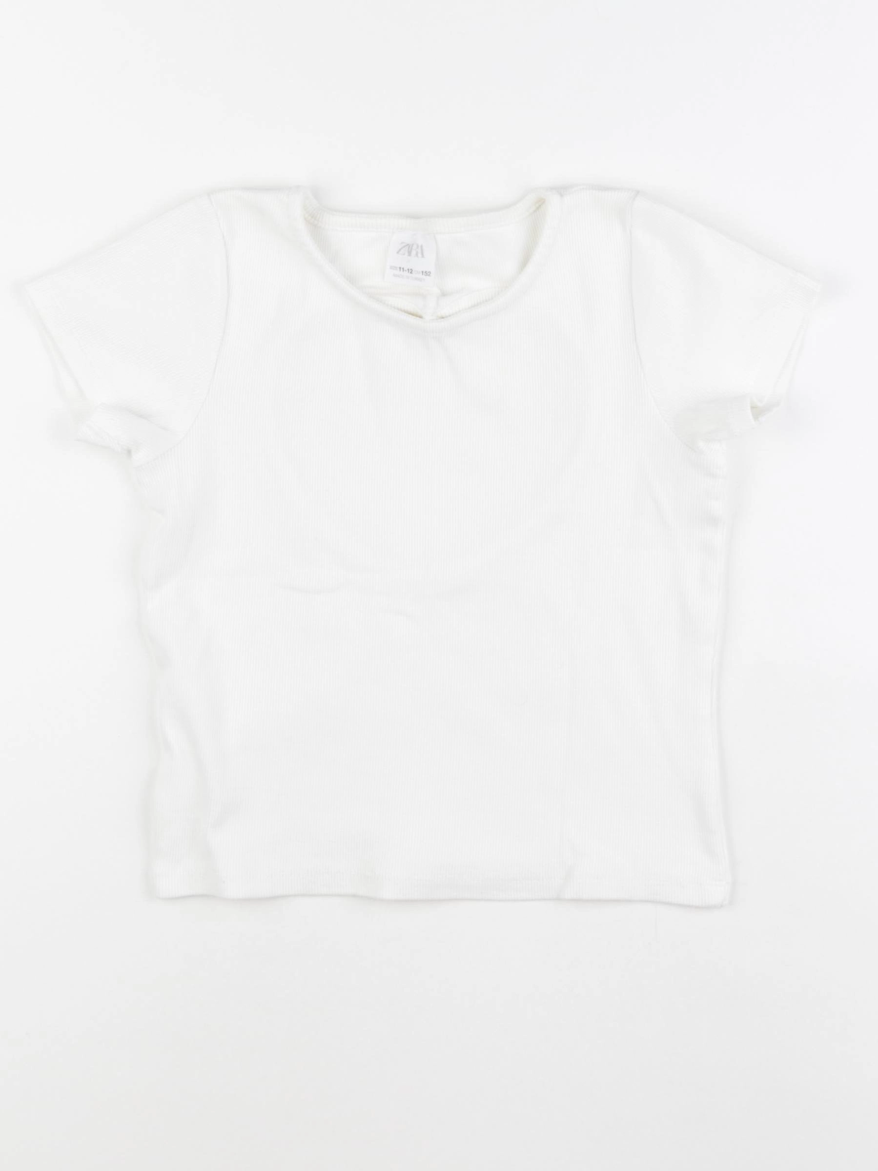 Zara - tee-shirt blanc - 11/12 ans