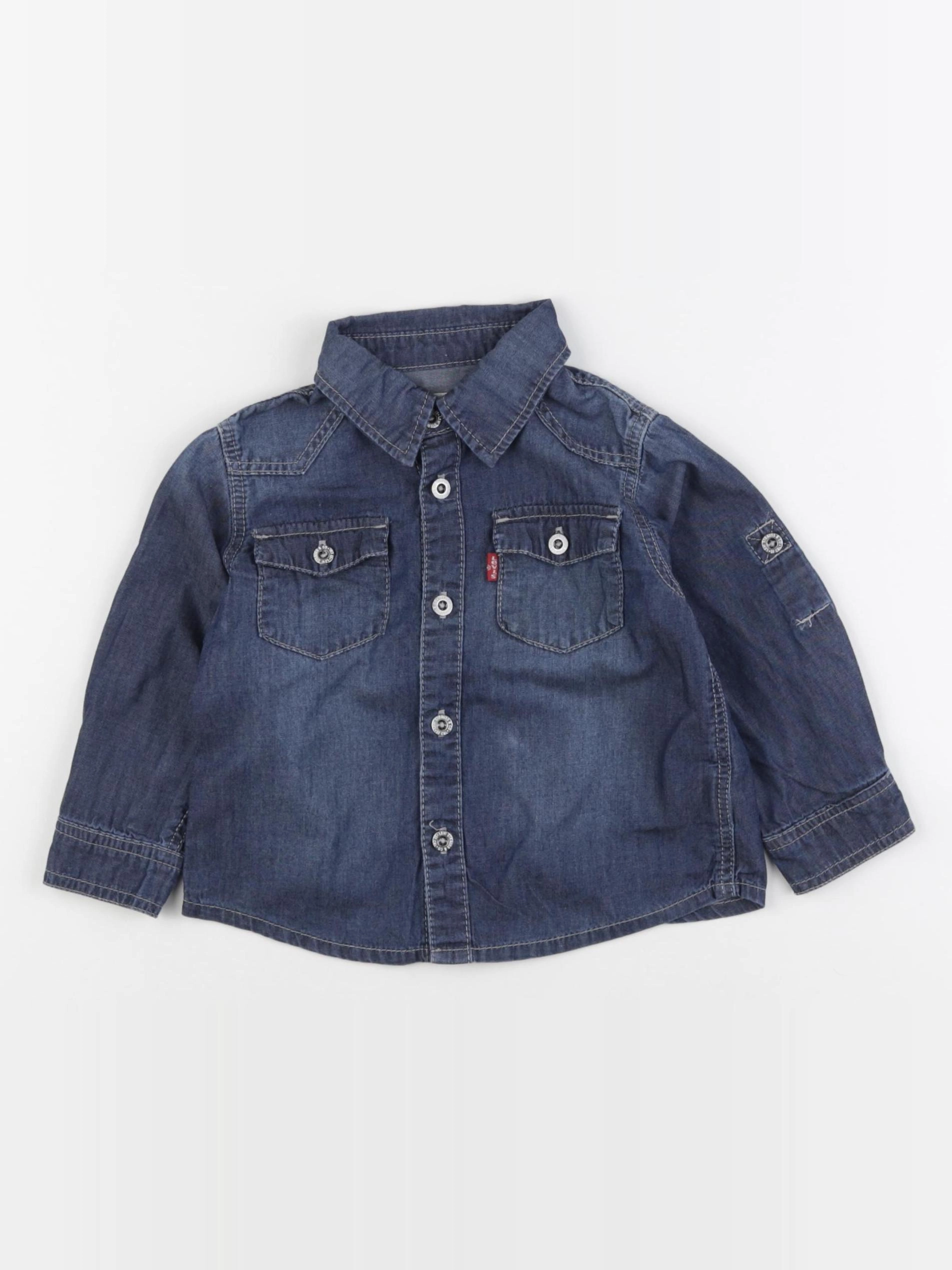 Levi's - chemise bleu - 18 mois